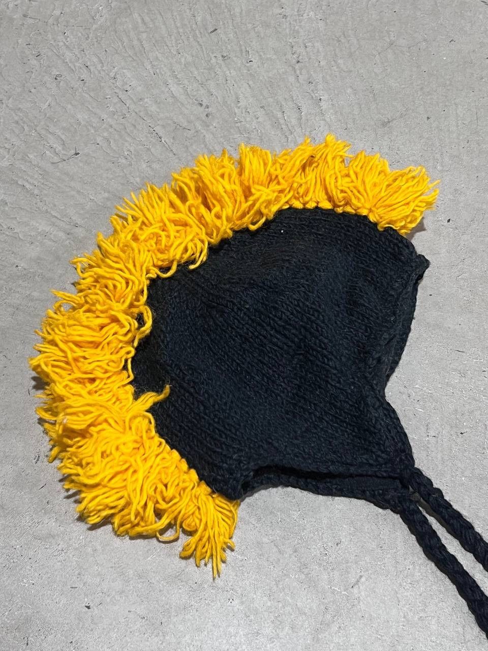 Japanese Brand Rare Vintage Y2K Trapped Punk Sunflower 🌻 Hat Winter Size ONE SIZE - 2 Thumbnail