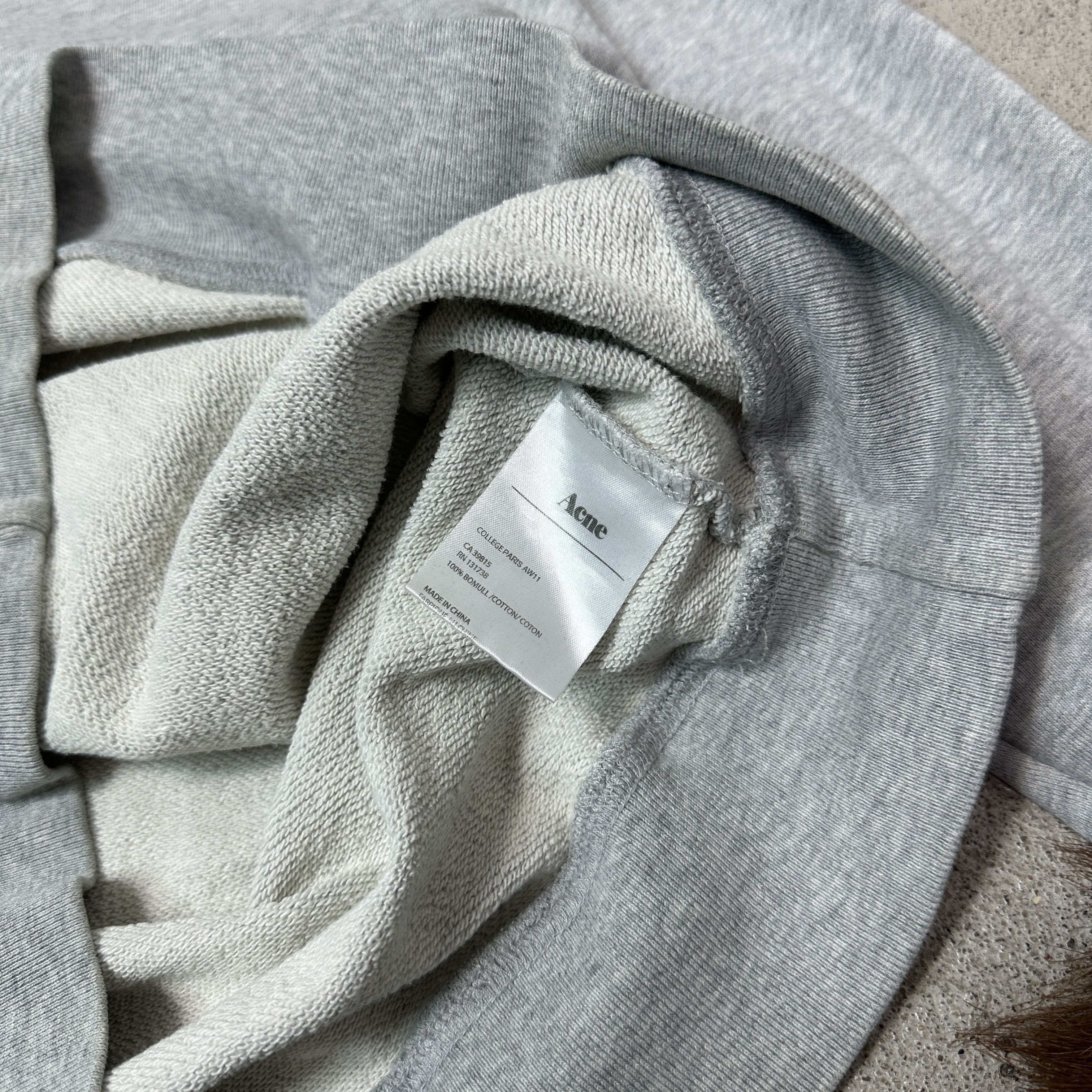 Acne Studios Vintage Streetwear Sporty Skater Acne Paris Sweatshirt Y2K Size US L / EU 52-54 / 3 - 5 Thumbnail
