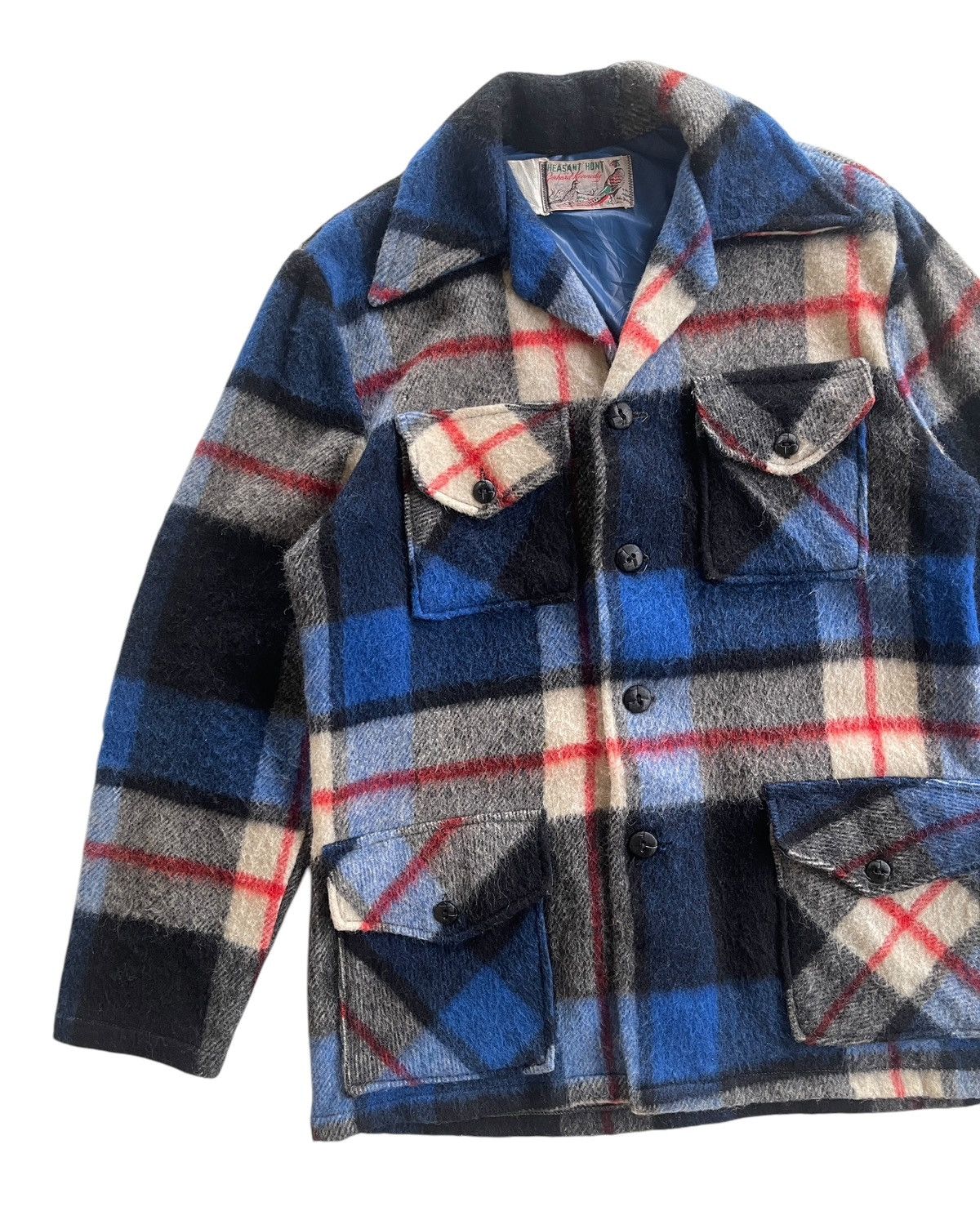 Vintage 1970s Pheasant Hunt Gerhard Kennedy Wool Hunting Jacket Size US L / EU 52-54 / 3 - 5 Thumbnail
