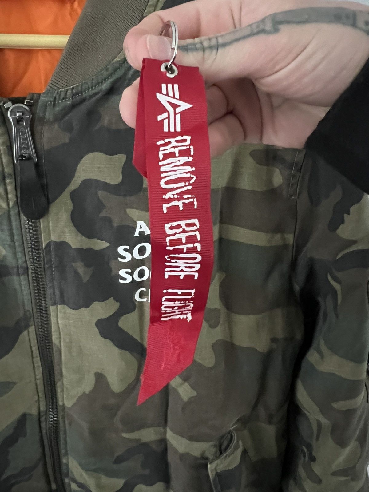 Anti Social Social Club ASSC X Alpha Industries Camo Bomber Jacket Size US XXL / EU 58 / 5 - 4 Thumbnail