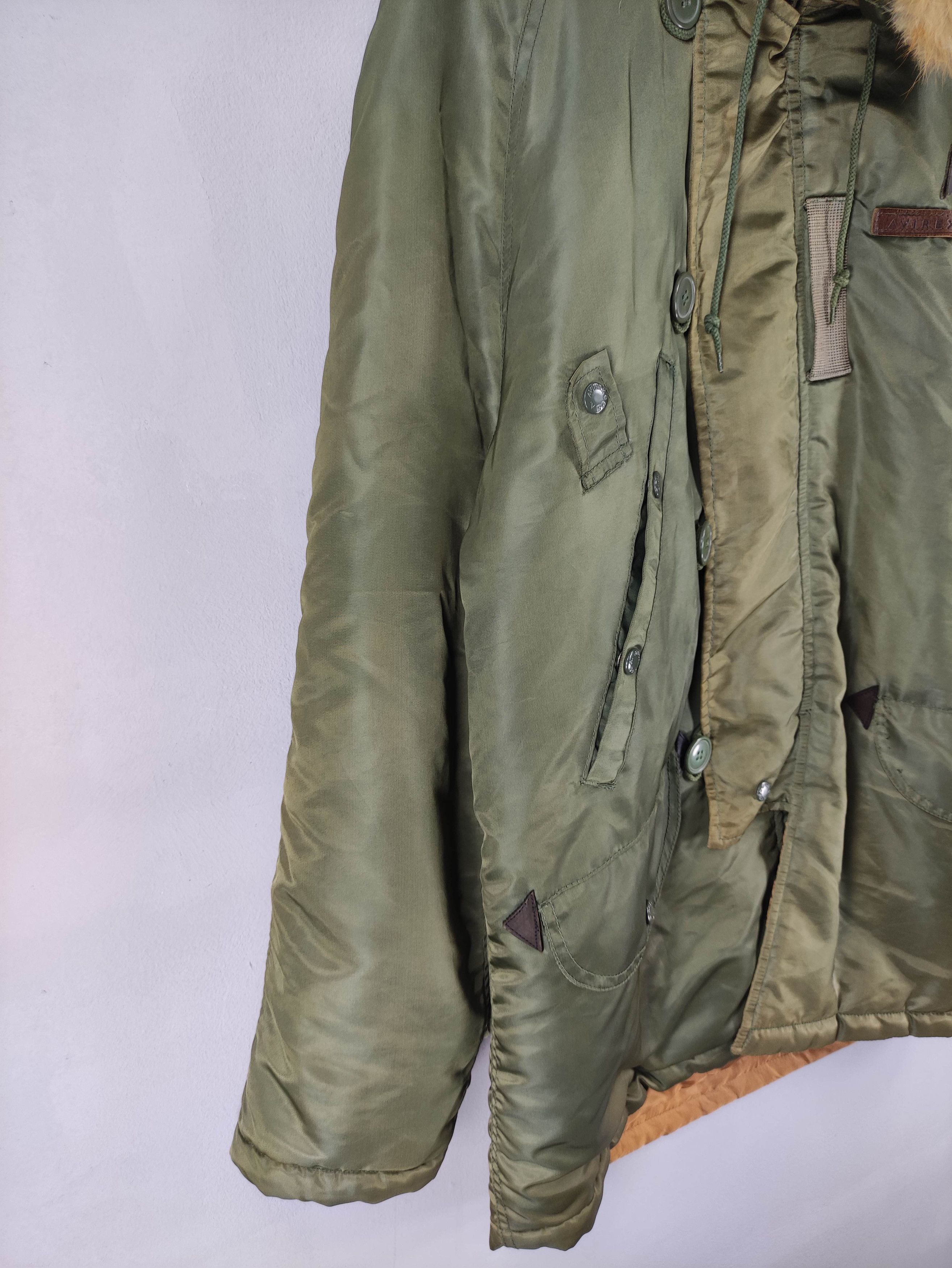 Vintage Avirex Type N-3B Parka Jacket Zipper Hoodie