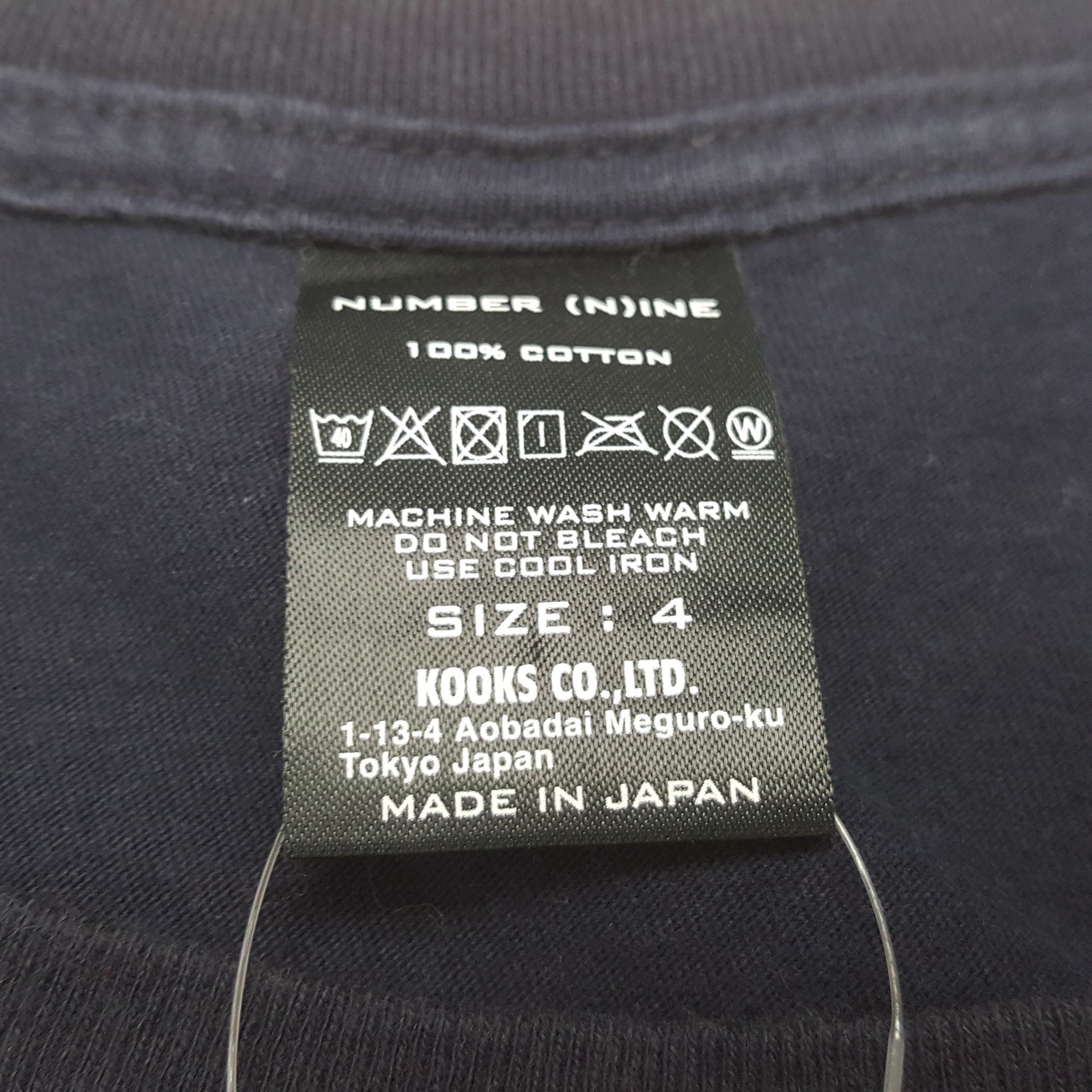 Japanese Brand × Number (N)ine × Vintage Vintage NUMBER (N)INE Japanese Designer T-shirt C285N55 Size US L / EU 52-54 / 3 - 4 Thumbnail