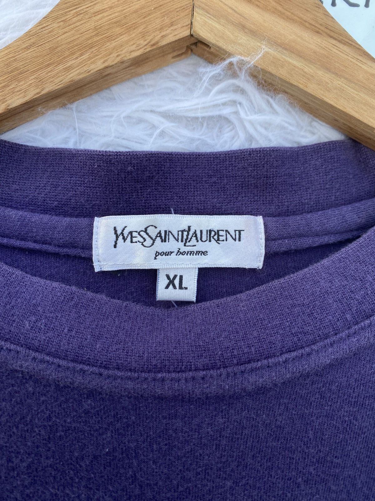 Yves Saint Laurent Rare Vintage Yves Saint Laurent Big Logo Longsleeve Shirt Size US L / EU 52-54 / 3 - 11 Thumbnail