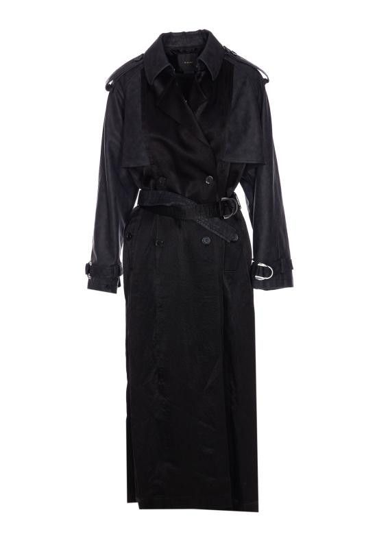Pinko PINKO Women Trench Coats 104597 A2BVZ99 Black Size M / US 6-8 / IT 42-44 - 1 Thumbnail