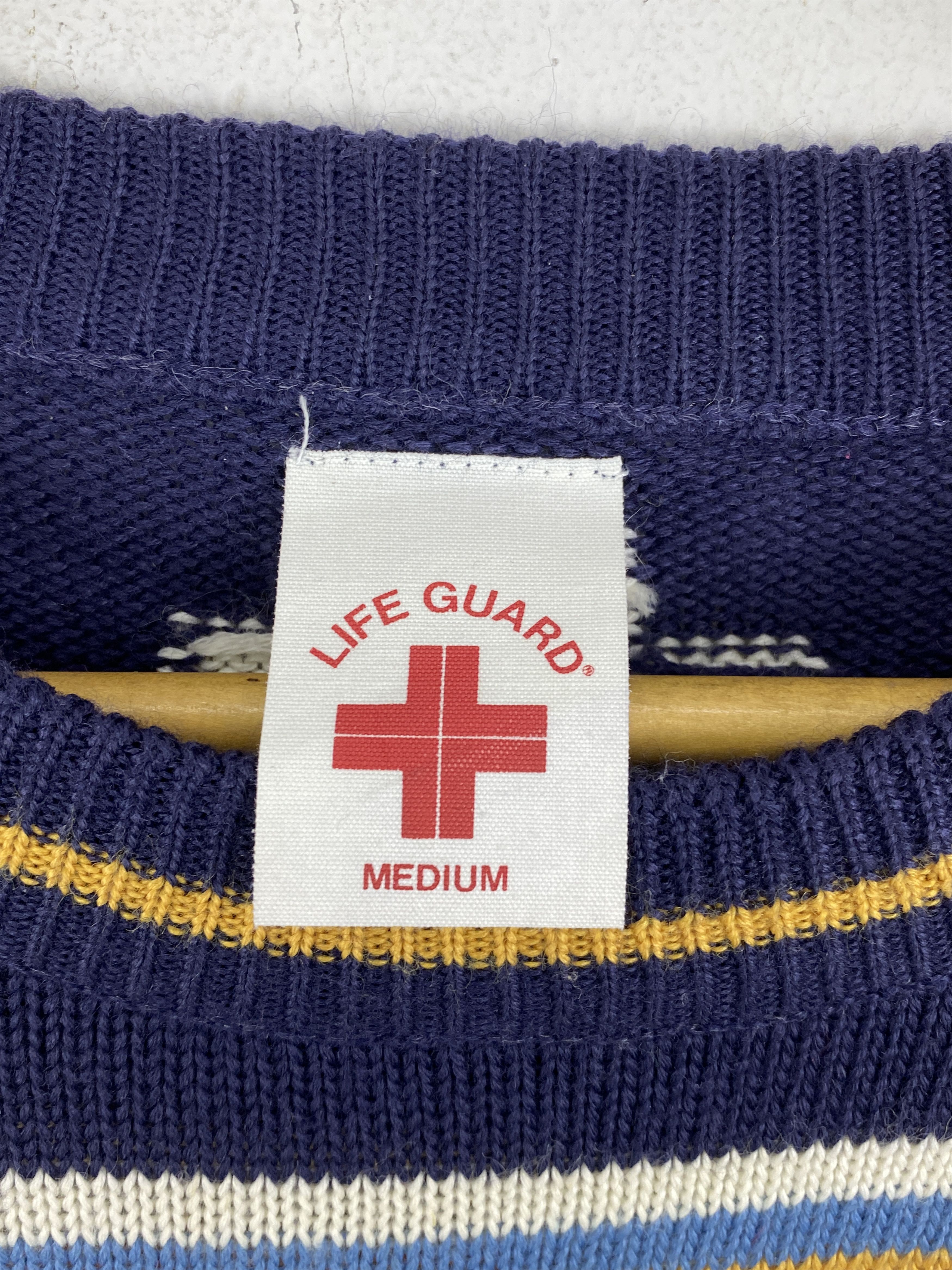 Japanese Brand × Vintage Vintage Lifeguard Long Sleeves Knitwear Size US M / EU 48-50 / 2 - 5 Thumbnail