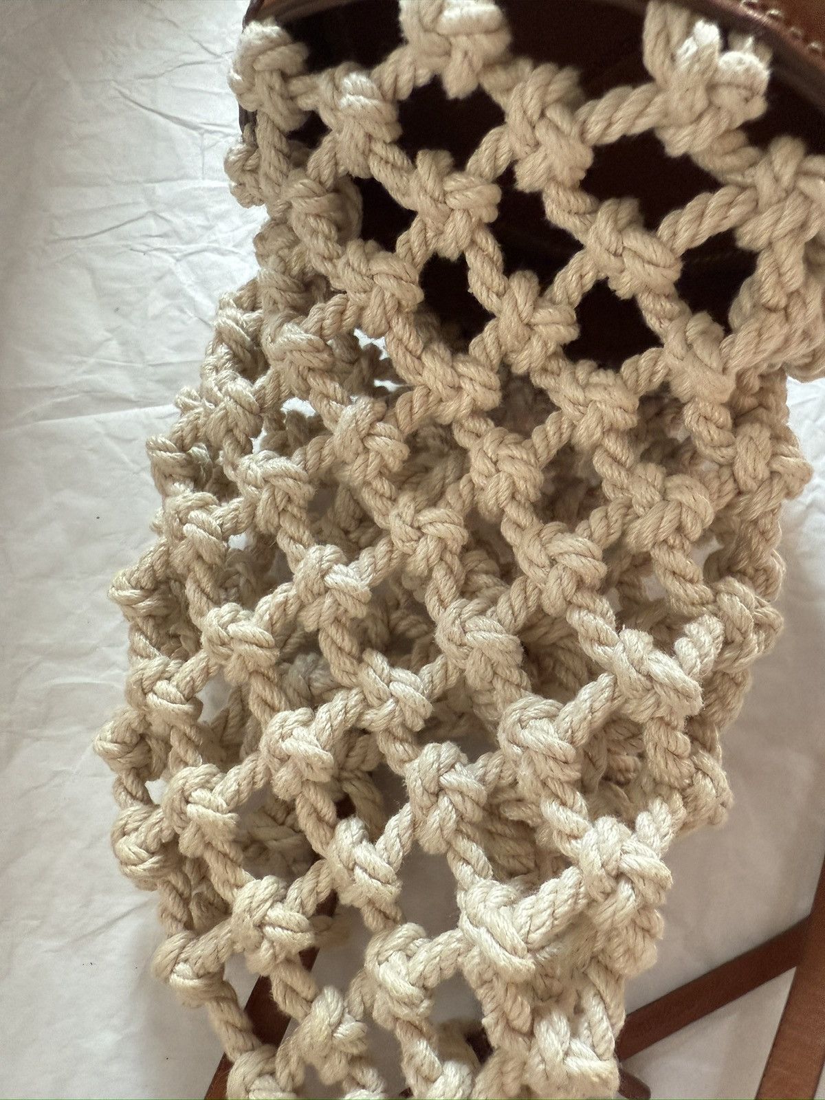 Jil Sander Mini crochet-leather bag Size ONE SIZE - 5 Thumbnail