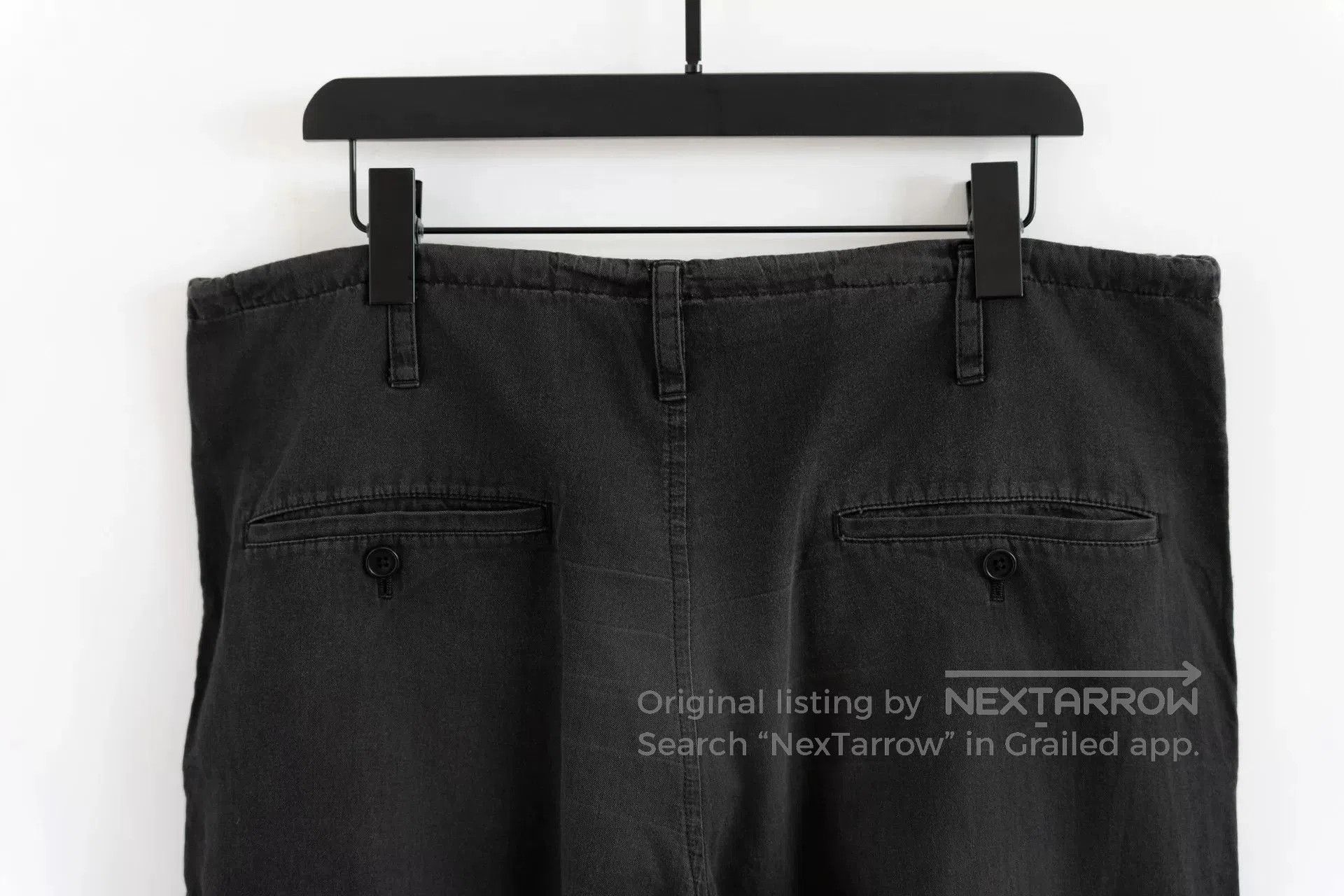 Yohji Yamamoto Yohji Yamamoto Black Straight Leg Pants. Size US 26 / EU 42 - 4 Thumbnail