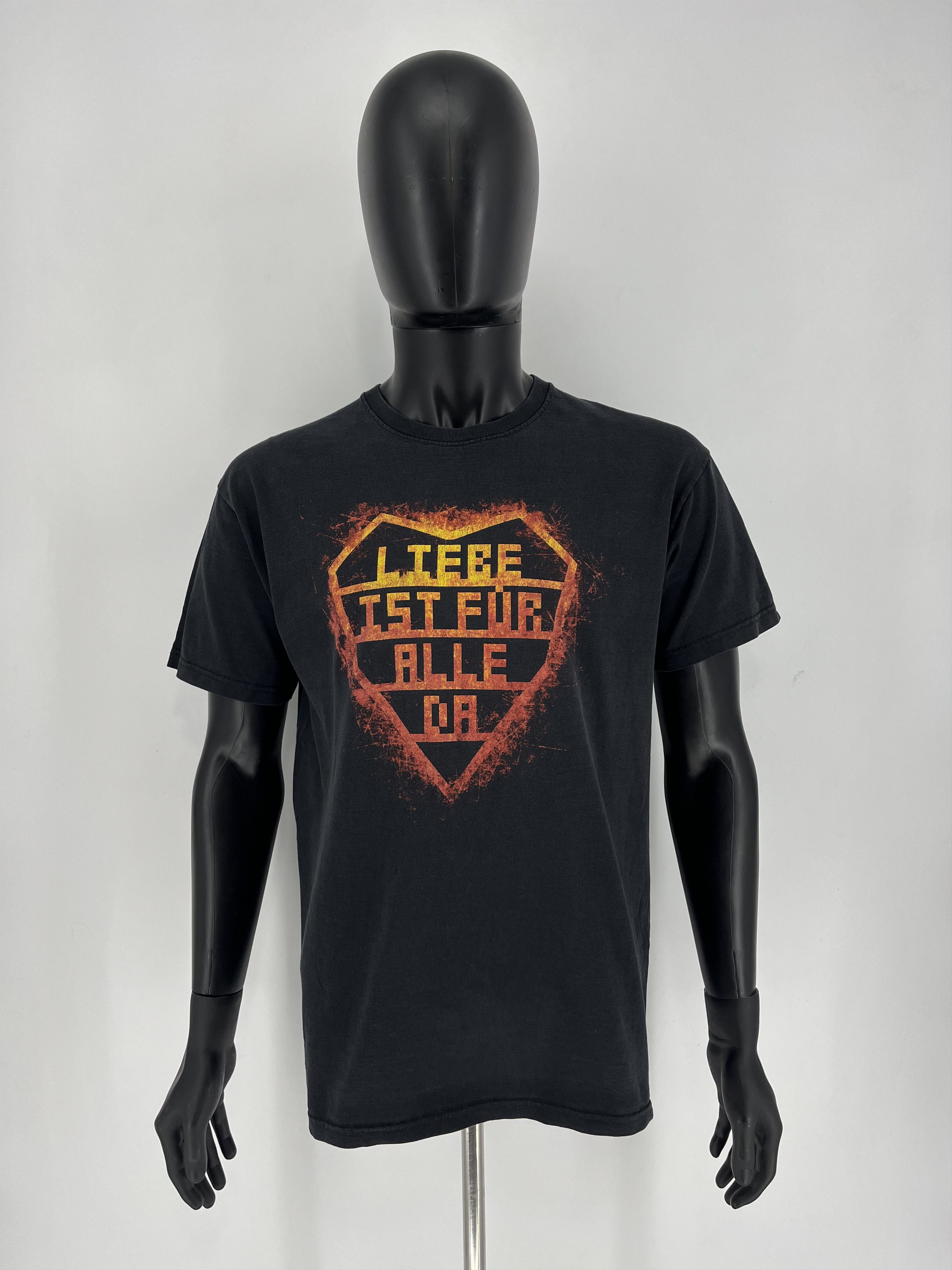 Band Tees × Vintage Vintage Y2K Rammstein “ Liebe ist für alle da” band T Shirt Size US L / EU 52-54 / 3 - 2 Thumbnail
