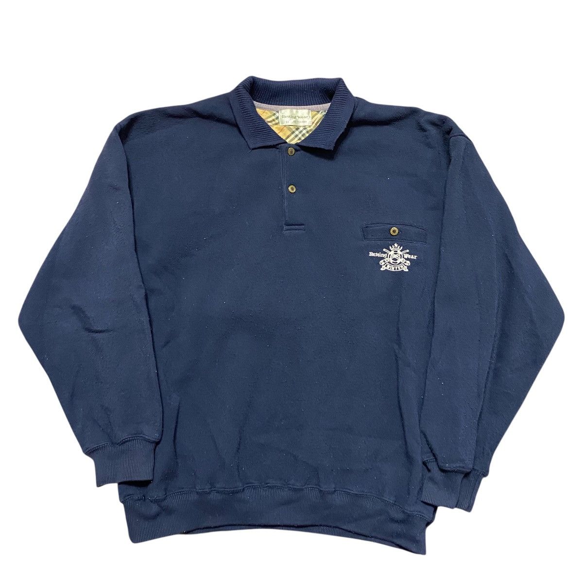 Japanese Brand × Vintage Vintage Resting Wear Button Crewneck By Tahoma Size US L / EU 52-54 / 3 - 1 Thumbnail