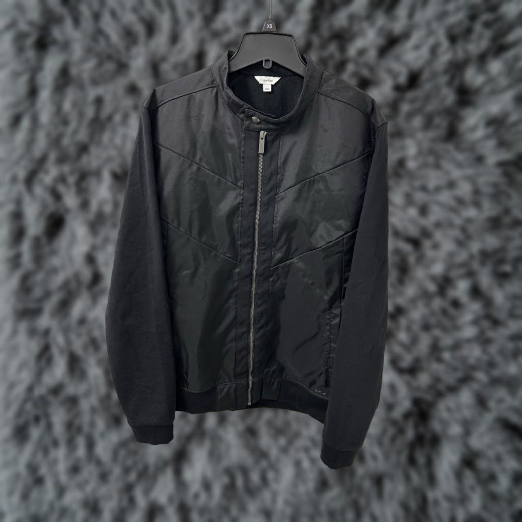 Calvin Klein Calvin Klein Jacket Mens Size L Black Full Zip Bomber Pockets Long Sleeve Regular Fit Size US L / EU 52-54 / 3 - 1 Thumbnail