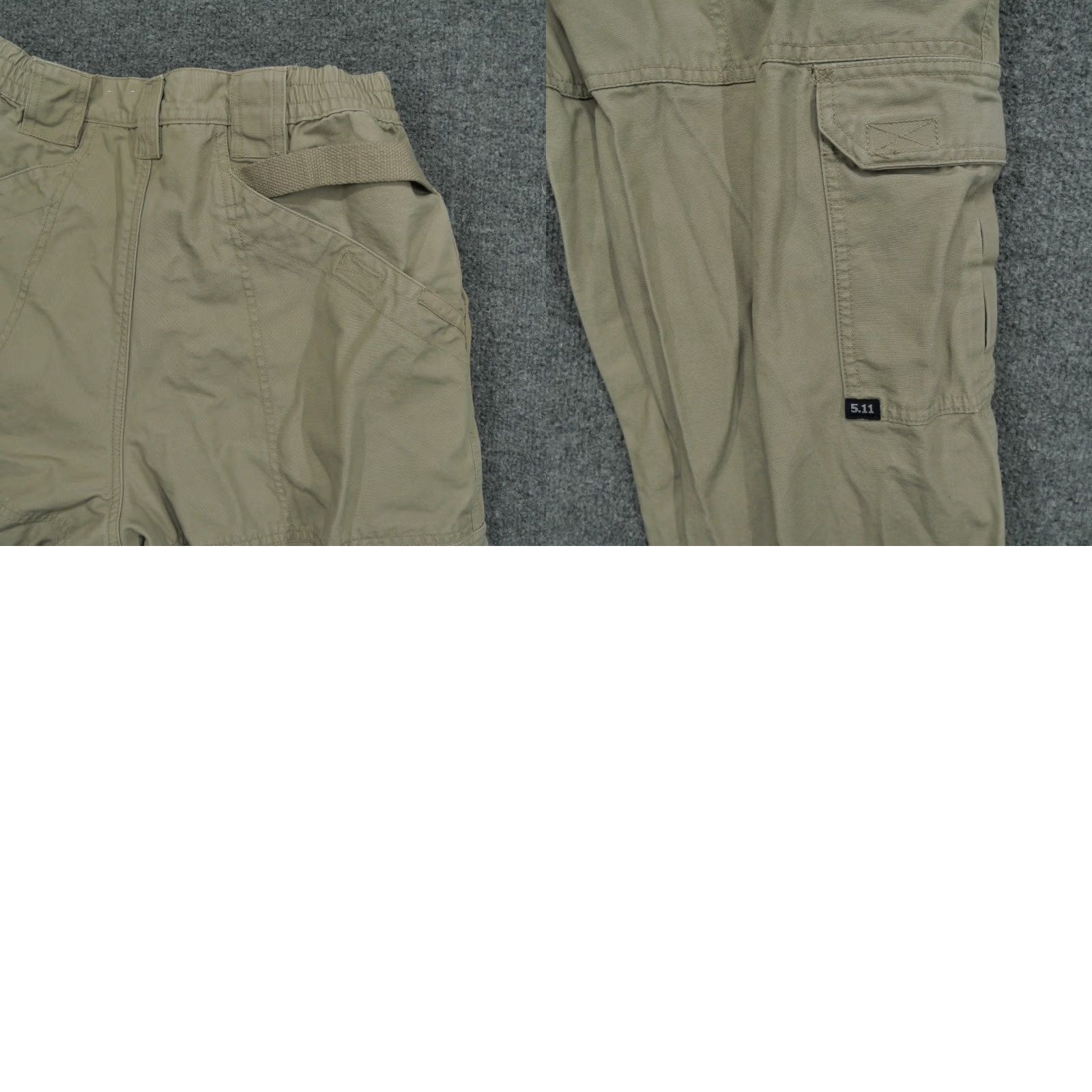 Vintage 5.11 Tactical Pants Mens 30x30 Tan Khaki Cargo Pockets Double Knee Casual Size US 28 / EU 44 - 9 Thumbnail