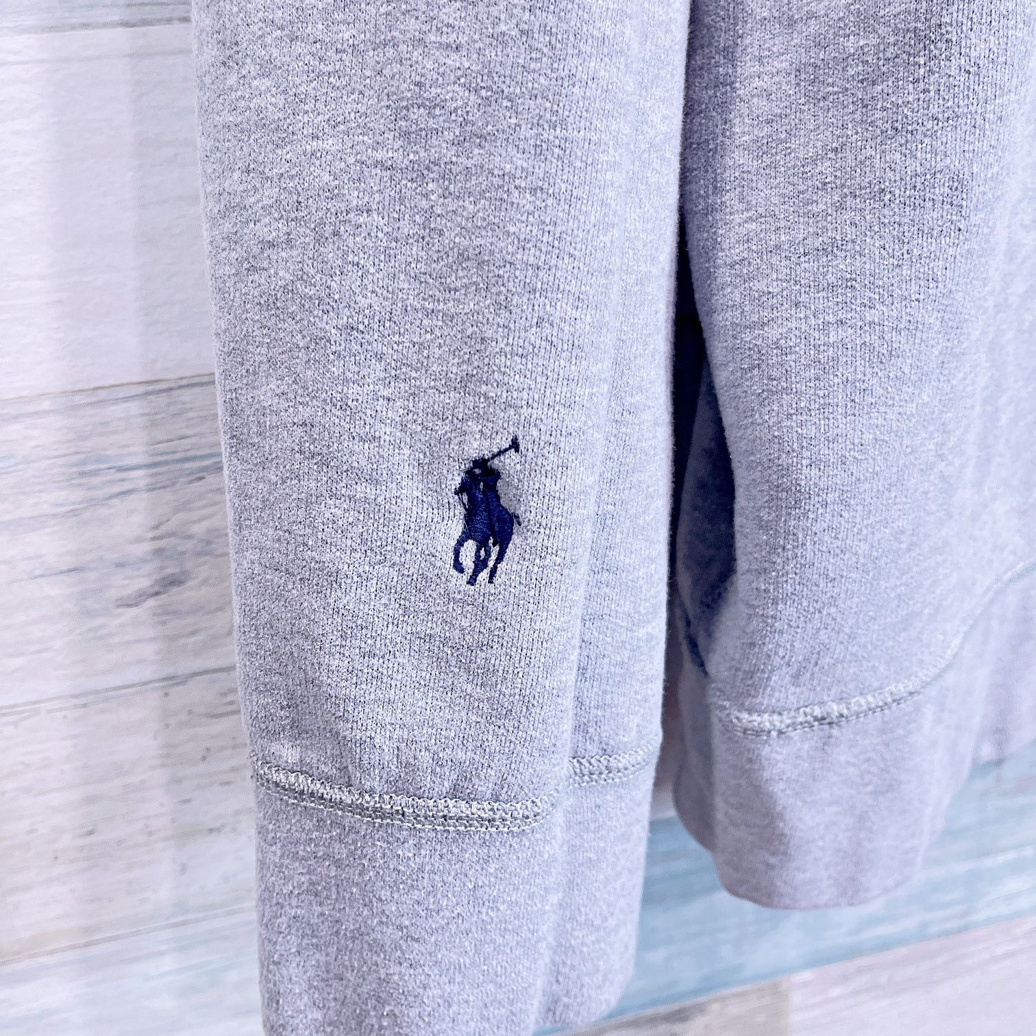 Polo Ralph Lauren POLO Ralph Lauren Applique Logo Sweatshirt Gray Mens XL Size US XL / EU 56 / 4 - 7 Thumbnail