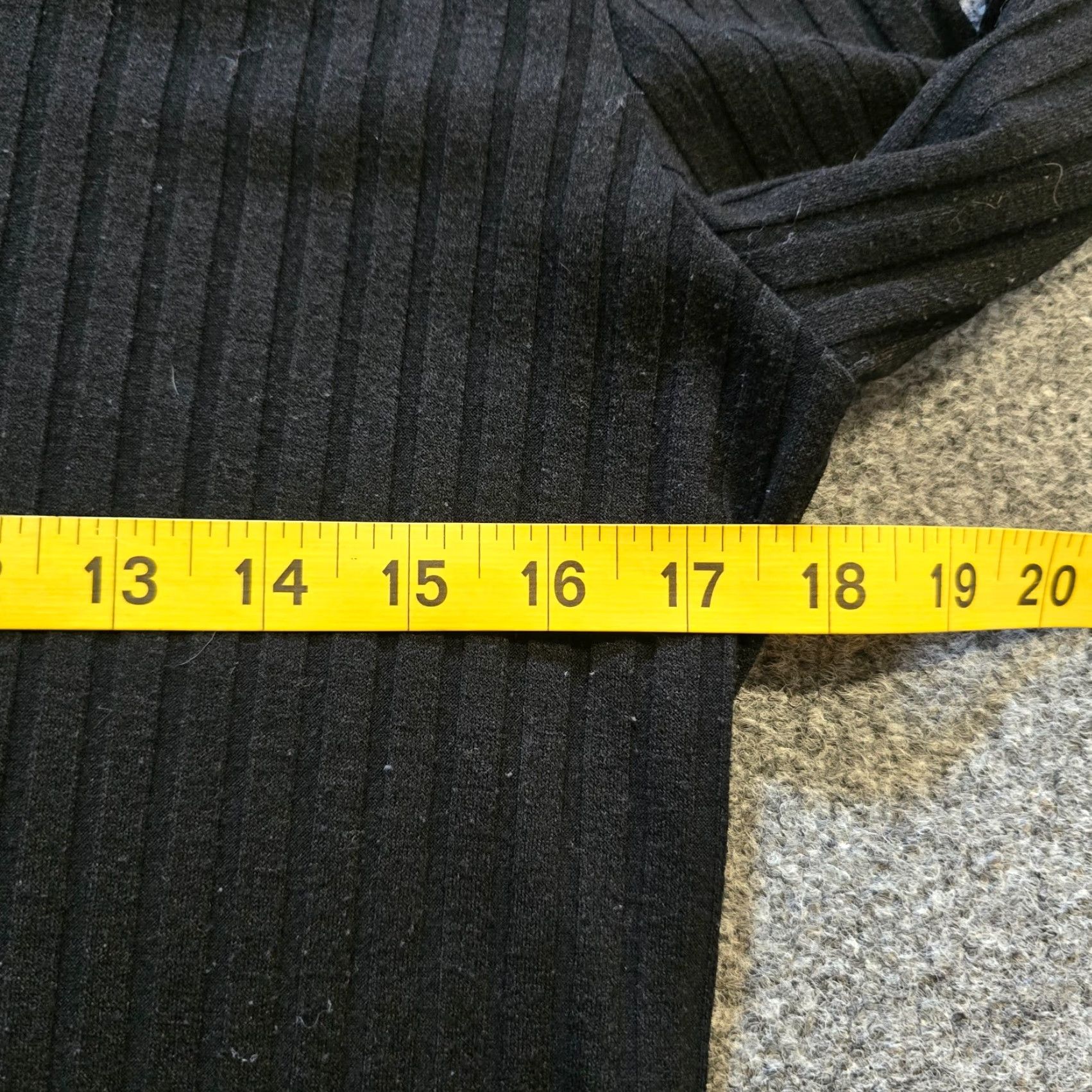 Joseph Ribkoff Joseph Ribkoff Sweater Womens Size 14 Black Ribbed Long Sleeve Capsule Minimal Pullover Knit Round Neck Casual Regular Womens (Sweater) Size XL / US 12-14 / IT 48-50 - 5 Thumbnail