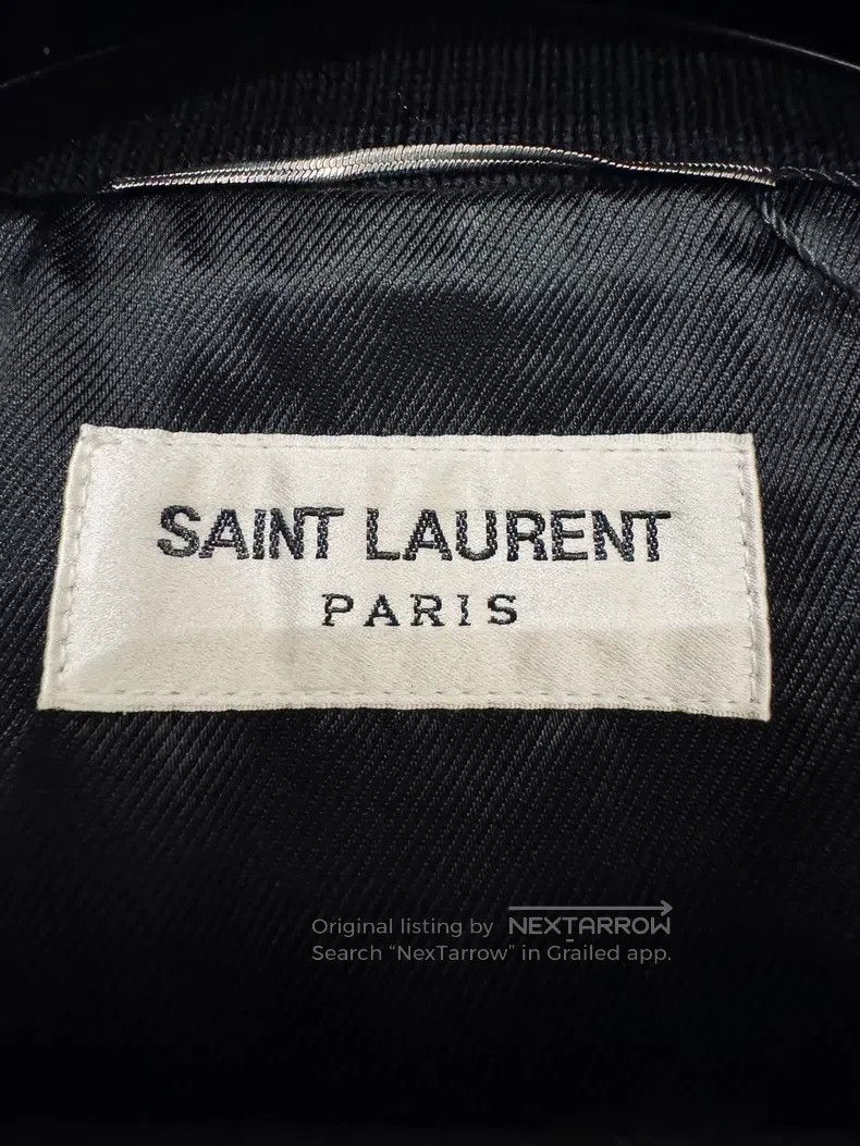 Saint Laurent Paris Saint Laurent Paris Flame Leather Jacket Size US S / EU 44-46 / 1 - 5 Thumbnail