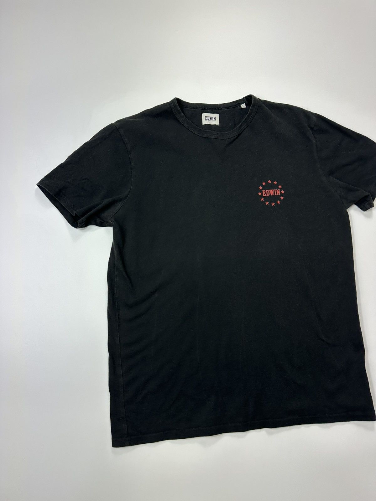 Edwin Edwin T-shirt Mini Logo Men's Black Size US L / EU 52-54 / 3 - 2 Thumbnail