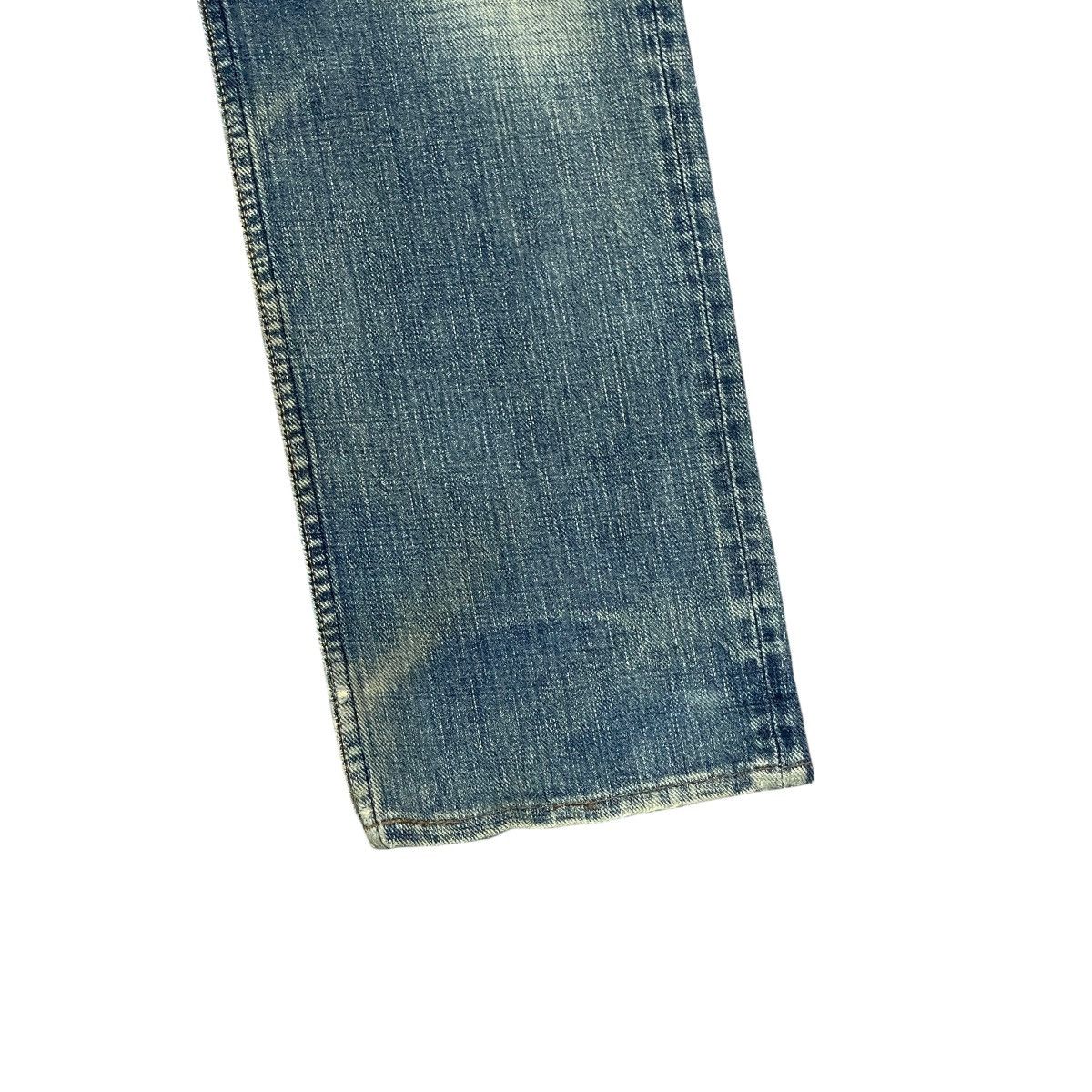 Johnbull Vtg Distressed Faded Straight Selvedge Jeans Made in Japan Size US 32 / EU 48 - 5 Thumbnail