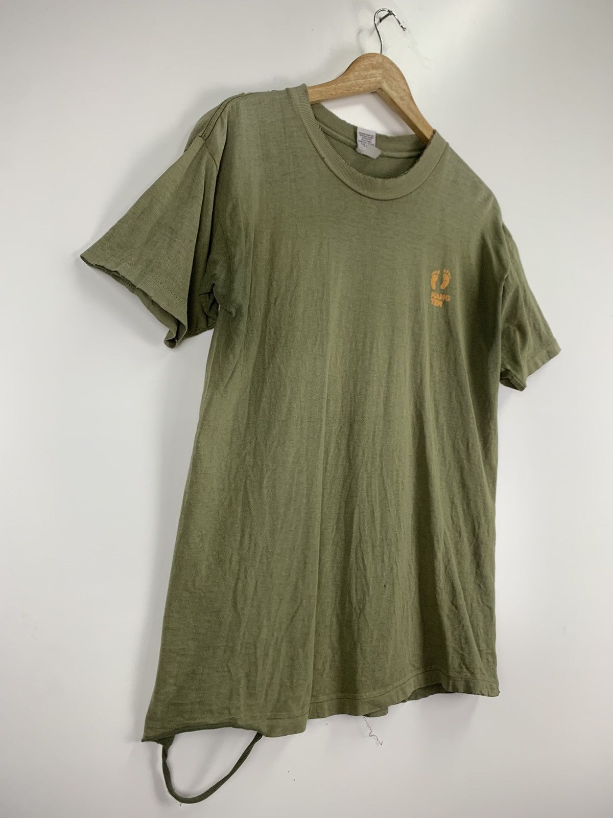 Hang Ten × Vintage Vintage 80s Hang Ten T-Shirt Size US L / EU 52-54 / 3 - 5 Thumbnail