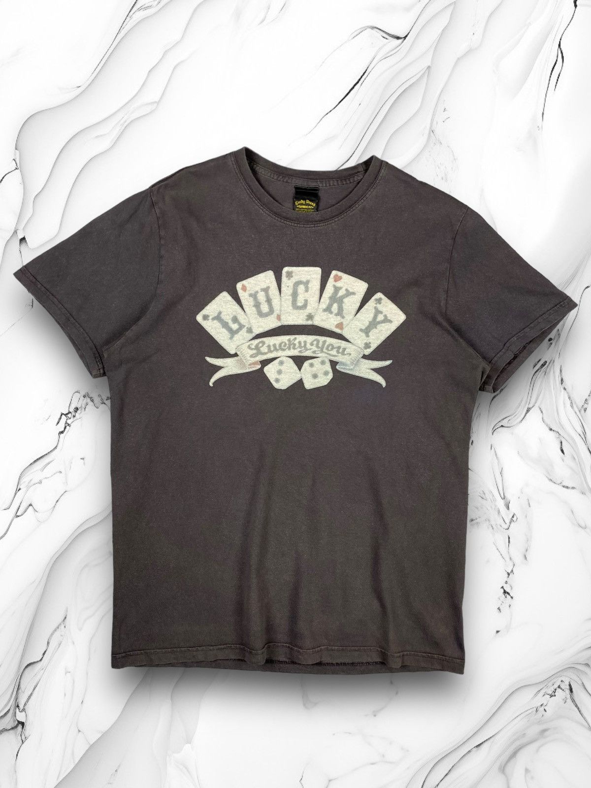 Lucky Brand Lucky Brand 13 Los Angeles Vegas Casino Poker Tee T Shirt Size US M / EU 48-50 / 2 - 1 Thumbnail