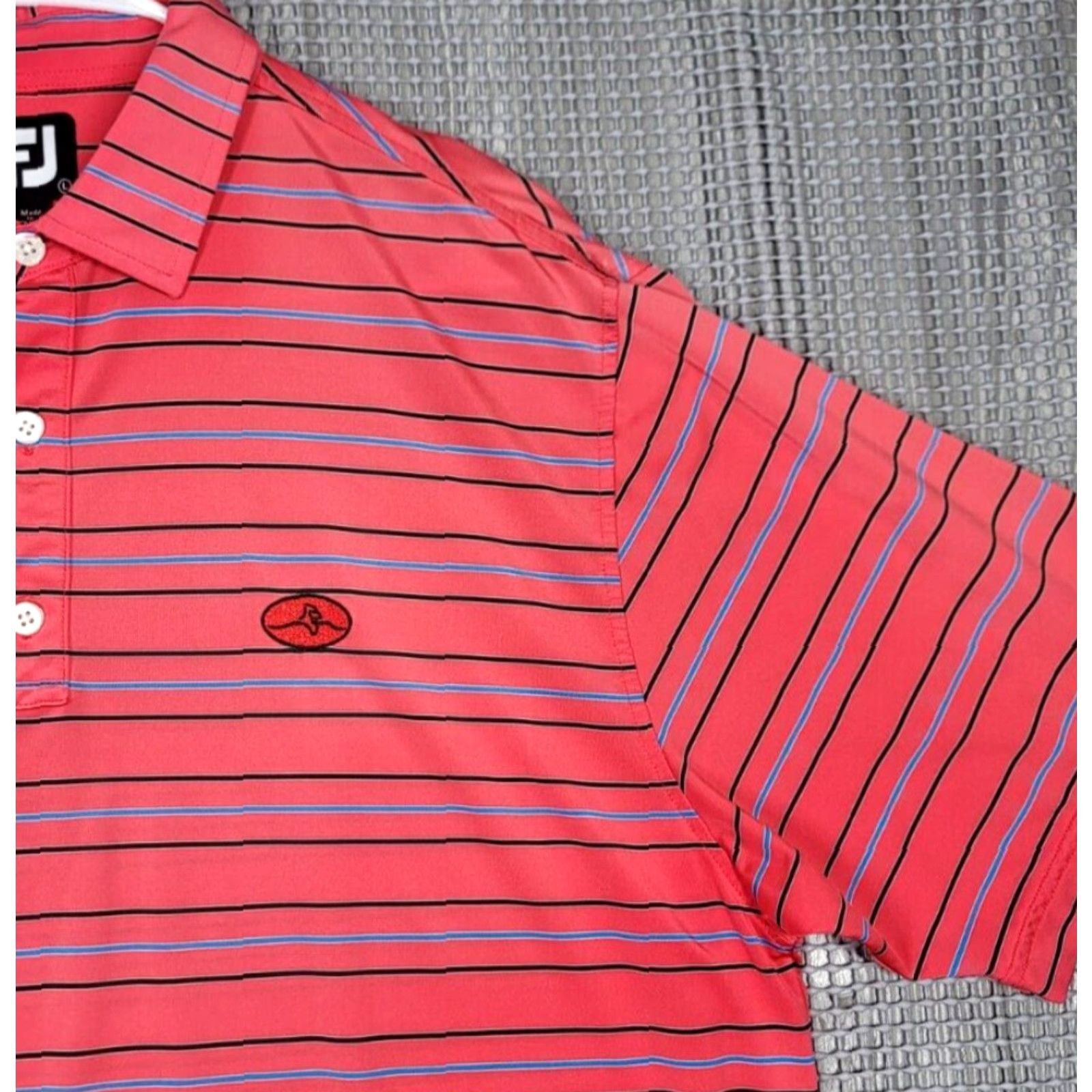 Footjoy FootJoy Stripe Polo Shirt Men XL Multicolor Golf Short Sleeve Jersey Regular Size Polo Style Size US XL / EU 56 / 4 - 3 Thumbnail