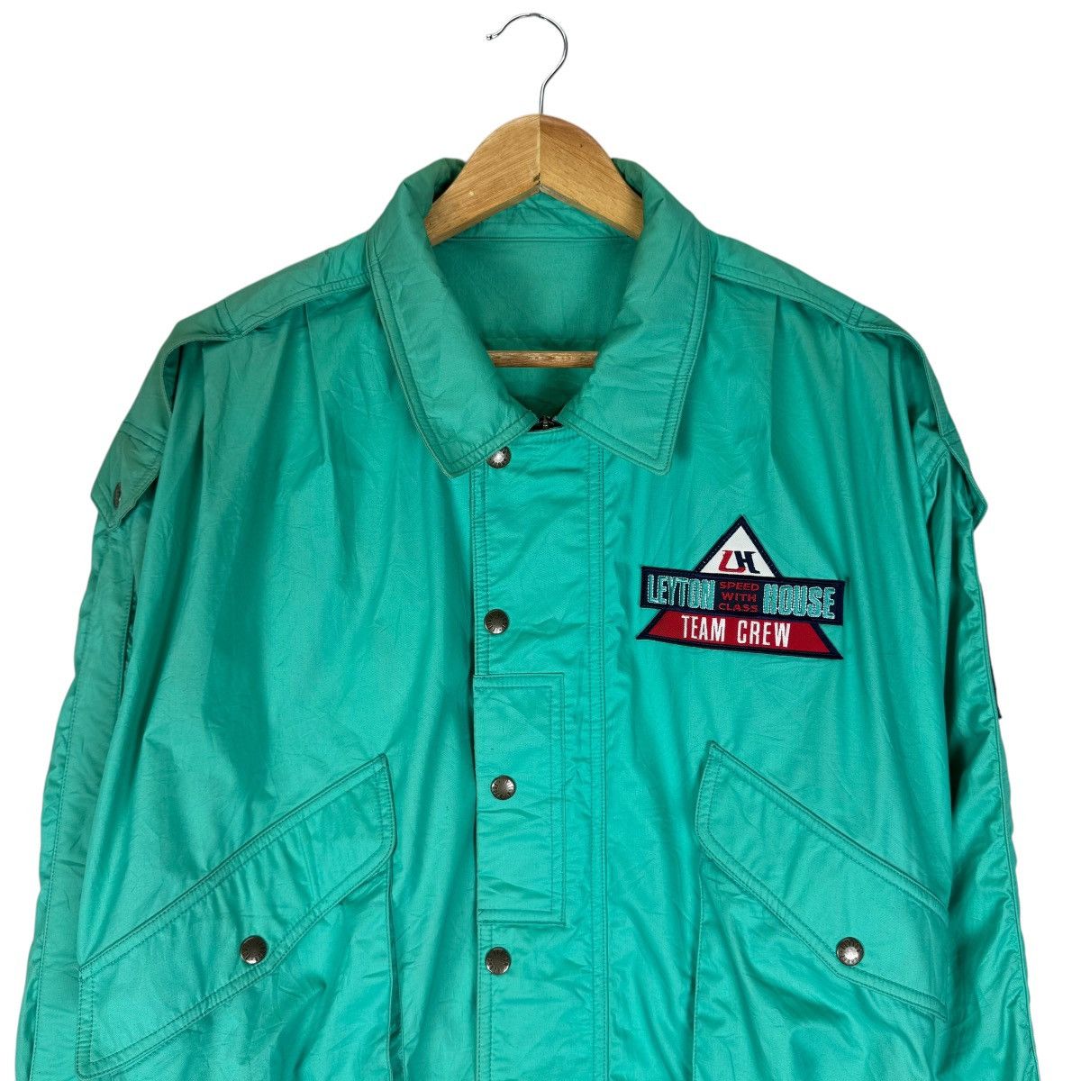 Other 🌟90s LEYTON HOUSE BOMBER LIGHT ZIPPER JACKET Size US L / EU 52-54 / 3 - 3 Thumbnail