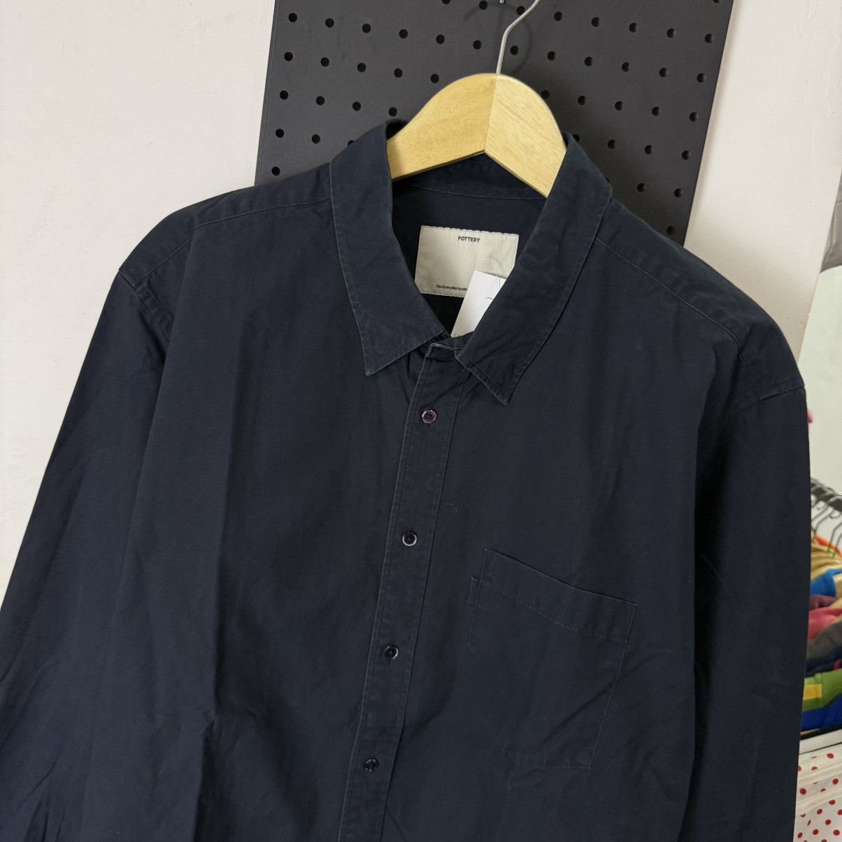 Japanese Brand Pottery 20AW long button shirt Size US XL / EU 56 / 4 - 2 Thumbnail