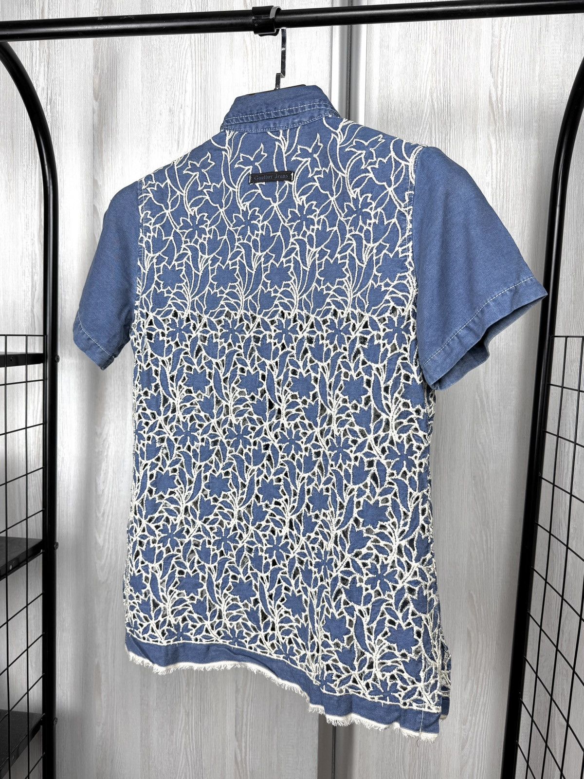 Jean Paul Gaultier Jean Paul Gaultier Jeans vintage denim mesh ss shirt size 42 Size M / US 6-8 / IT 42-44 - 8 Thumbnail