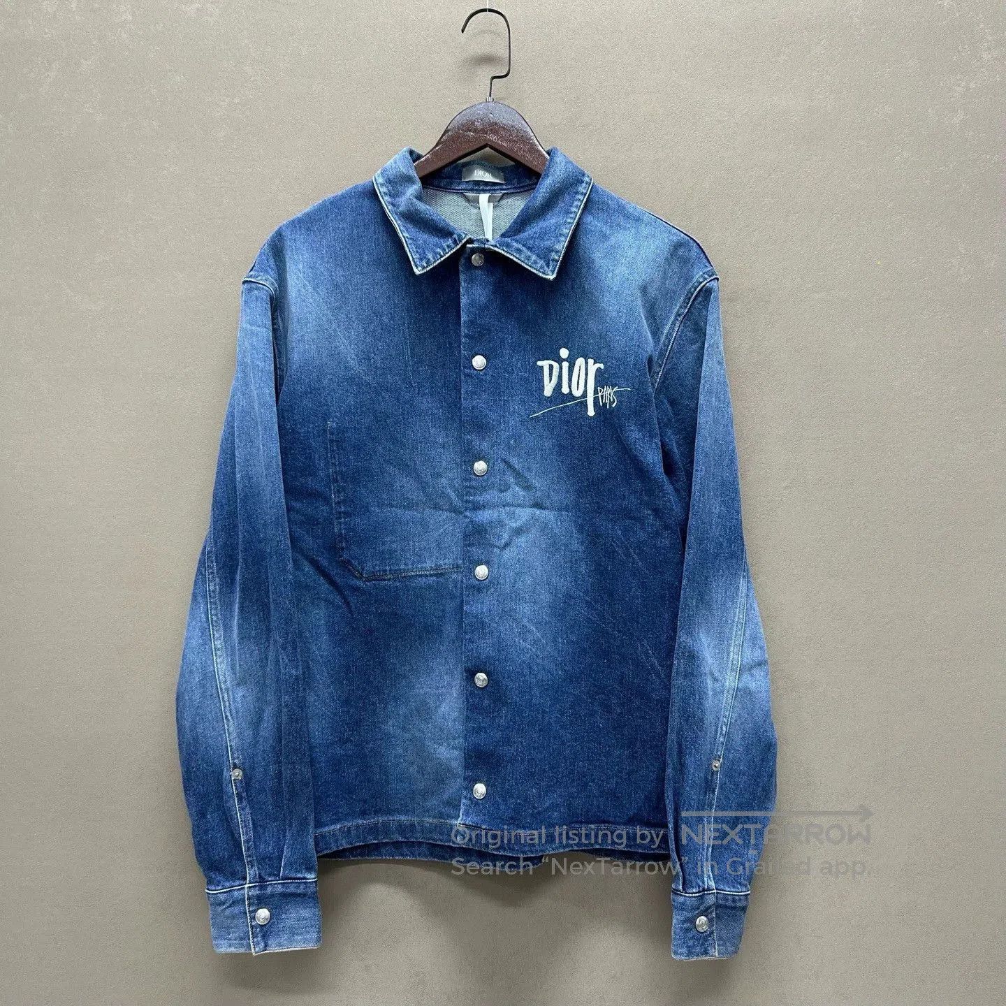 Dior dior x stussy embroidered denim jacket. Size US M / EU 48-50 / 2 - 1 Thumbnail