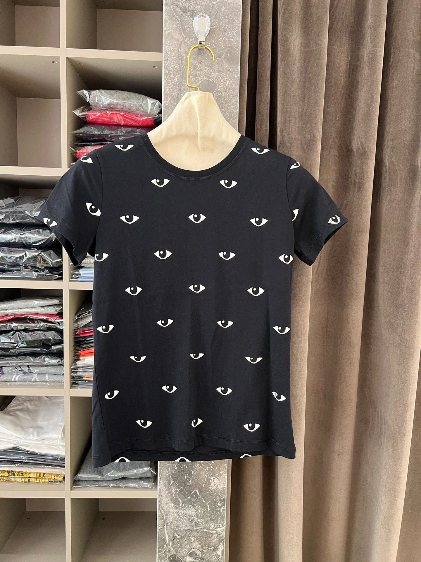 Kenzo kenzo women's classic t-shirt with eye print Size US S / EU 44-46 / 1 - 1 Thumbnail
