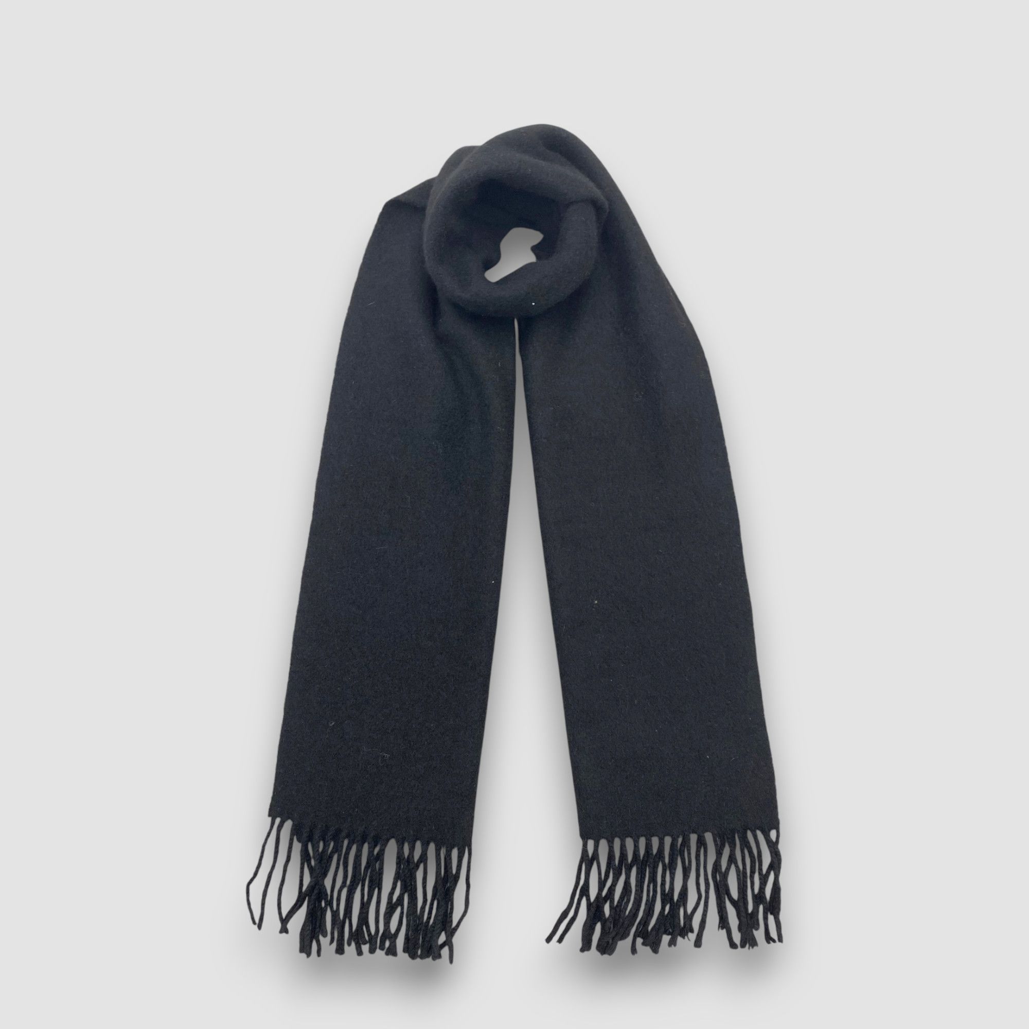 Alfred Dunhill Vintage Alfred Dunhill Scarf Muffler Wool Cashmere Scarves Size ONE SIZE - 1 Thumbnail