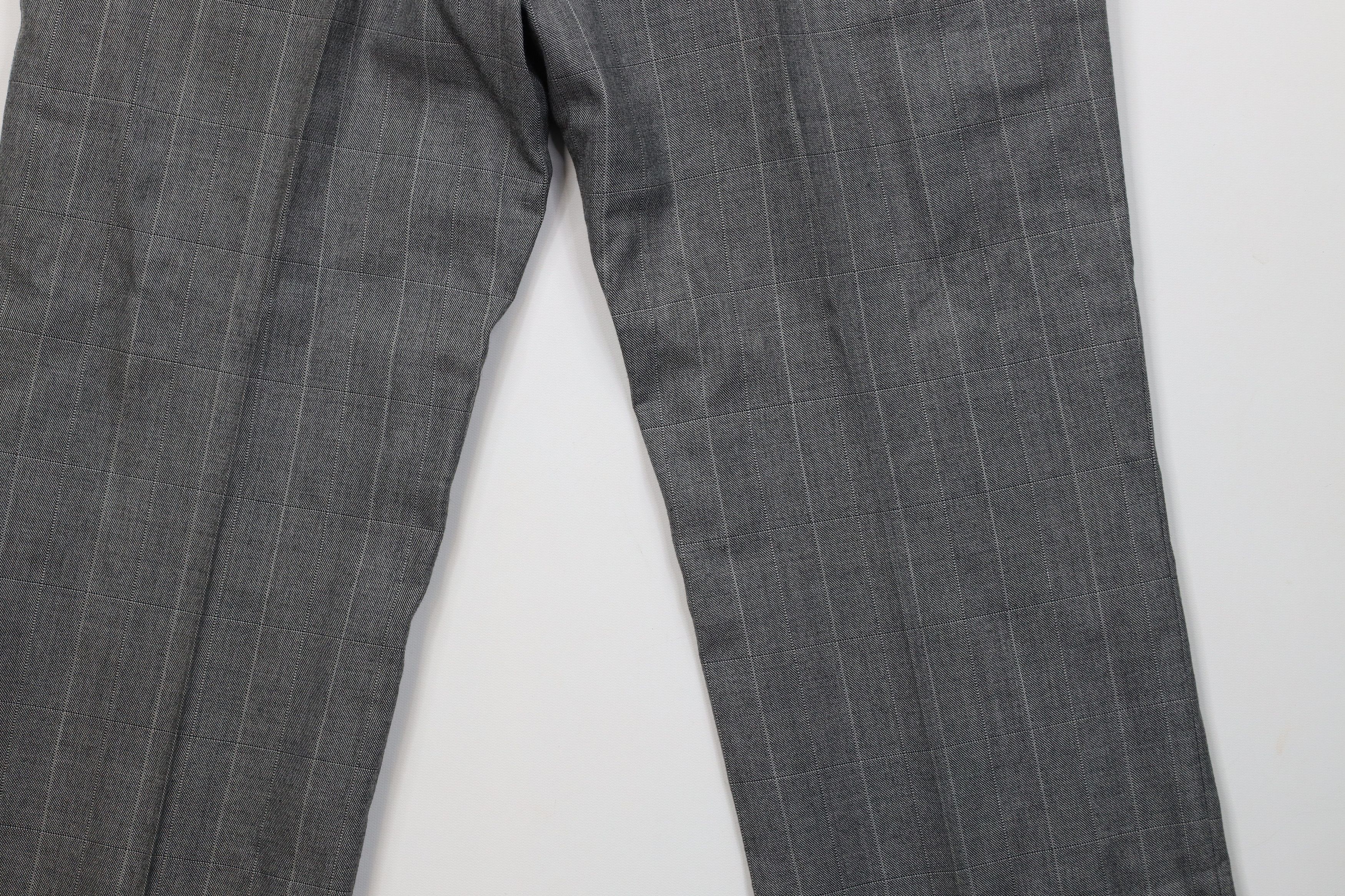 Vintage Vintage 70s Streetwear Flared Wide Leg Chino Pants Plaid USA Size US 36 / EU 52 - 13 Thumbnail