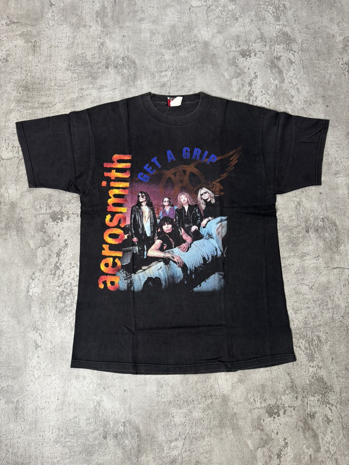 Band Tees VINTAGE AEROSMITH WORLD TOUR 1994 GET A GRIP T-SHIRT Size US XL / EU 56 / 4 - 1 Thumbnail