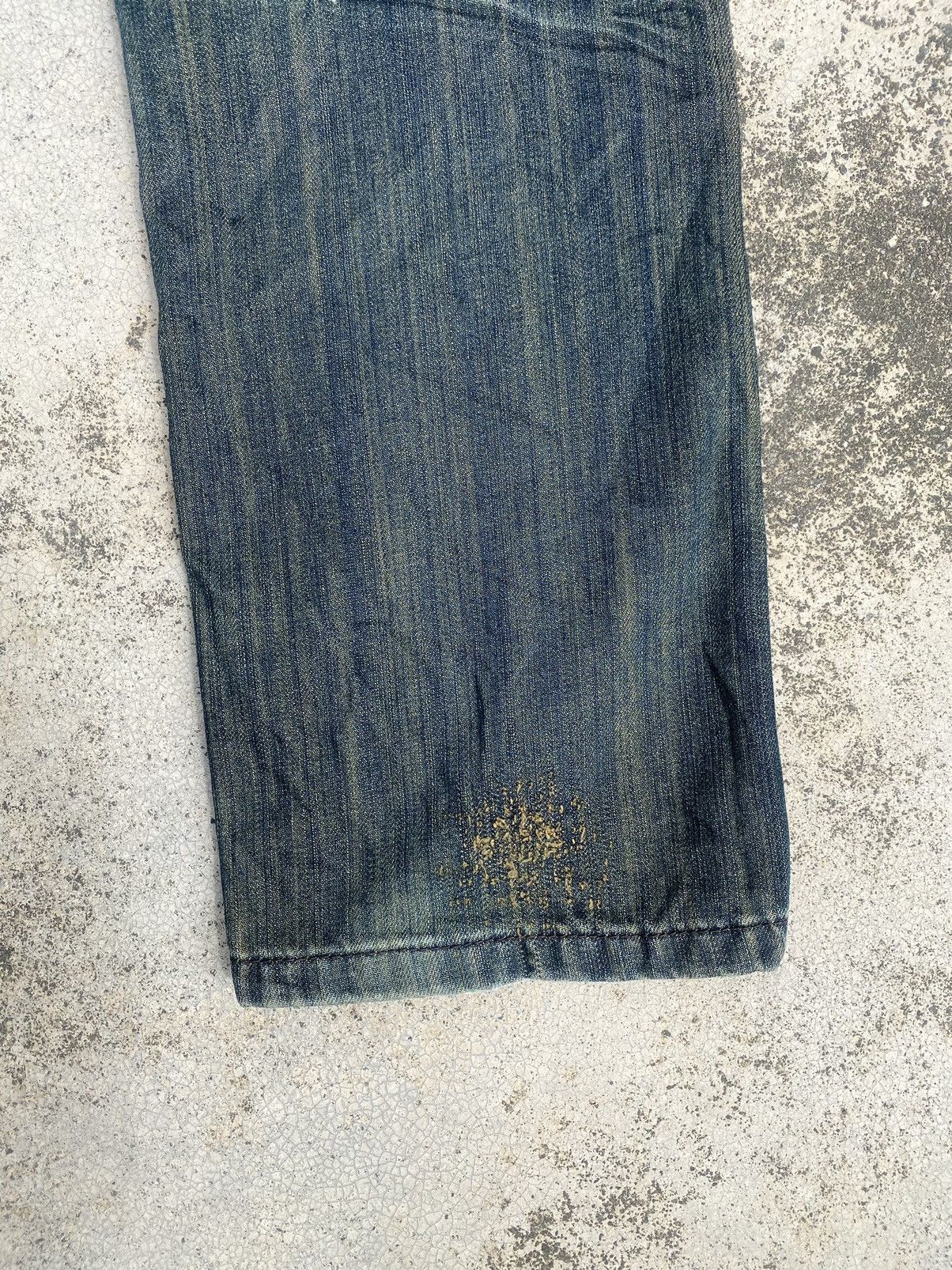 Le Grande Bleu (L.G.B.) Japanese Brand Vo+E Heavy Clawmark Cowboy Style Jeans Size US 32 / EU 48 - 23 Thumbnail