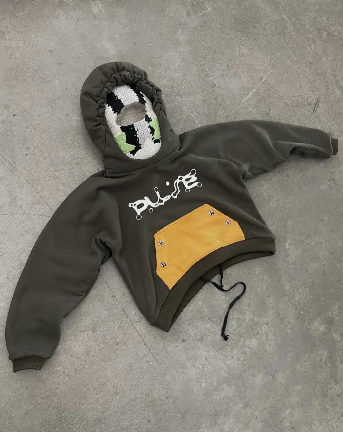 Bad Son BADSON.US PULSE REVERSIBLE BOXY CROPPED HEAVYWEIGHT HOODIE Size US XL / EU 56 / 4 - 2 Thumbnail