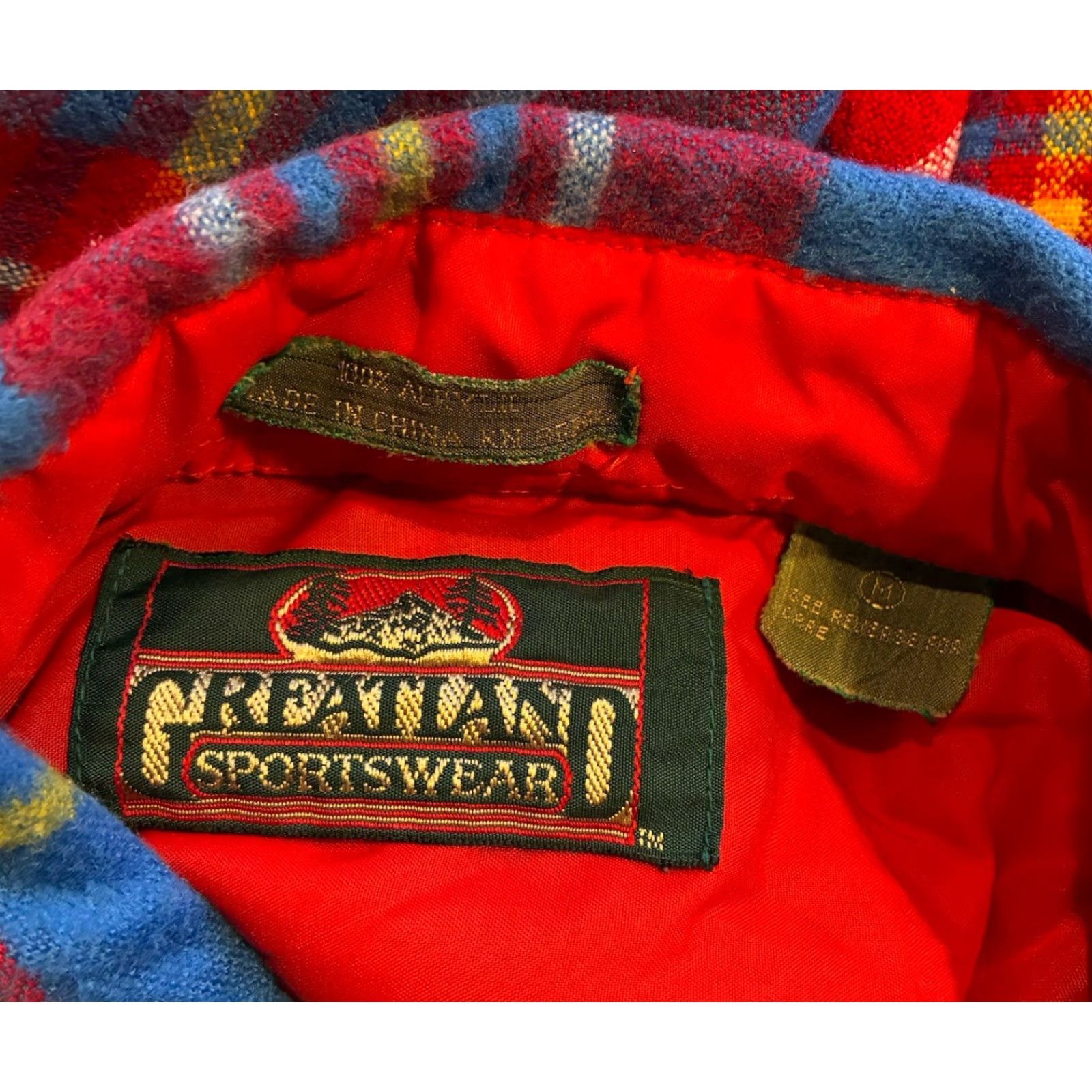 Vintage VINTAGE Greatland Pearl Snap Shirt Mens M Red Plaid Shirt Long Sleeve Button-Up Collared Size US M / EU 48-50 / 2 - 5 Thumbnail