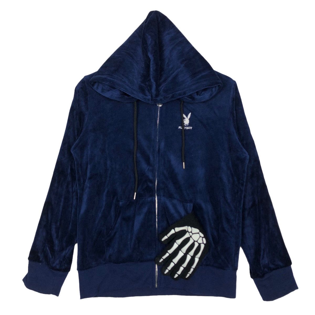Japanese Brand 🔥90’s Vintage Playboy Hoodie Jacket Big Logo Size US L / EU 52-54 / 3 - 2 Thumbnail