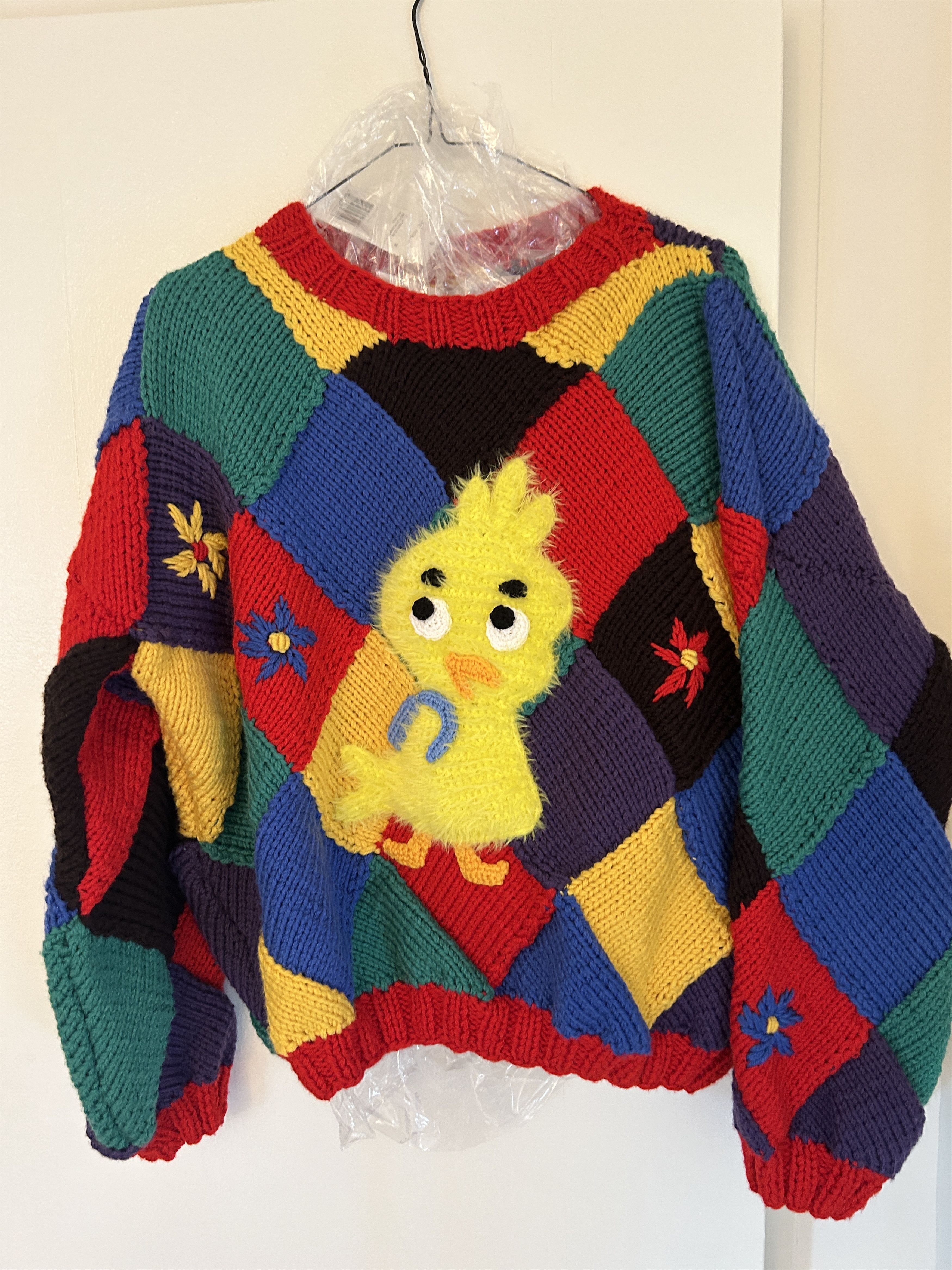 ERL ERL PATCHWORK SWEATER SIZE MEDIUM Size US M / EU 48-50 / 2 - 1 Thumbnail