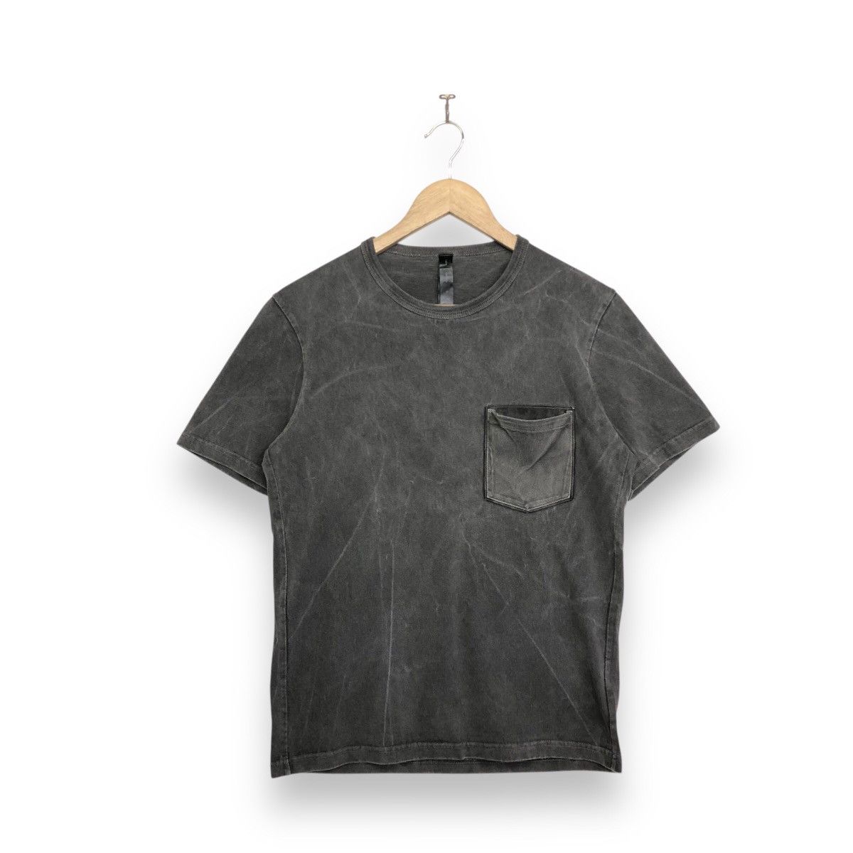 wjk WJK ASH GREY POCKET JAPAN BRAND MINIMALIST TSHIRT Size US S / EU 44-46 / 1 - 1 Thumbnail