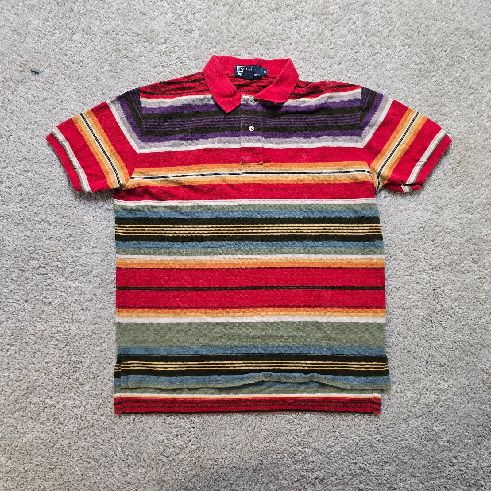 Ralph Lauren Polo Ralph Lauren Mens Vintage VTG Polo Aztec Stripe Medium Size US M / EU 48-50 / 2 - 2 Thumbnail