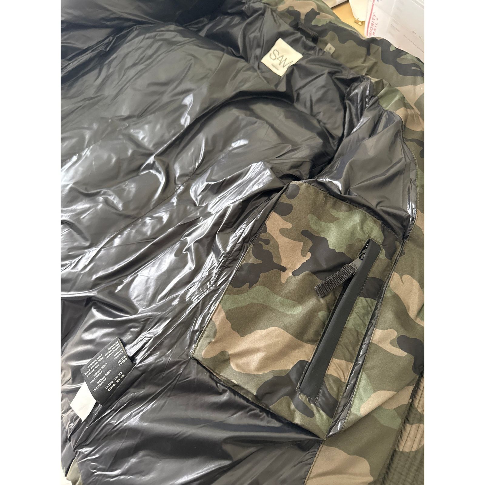 SAM. SAM. New York Camo Freestyle Down Feather Puffer Jacket Size S / US 4 / IT 40 - 11 Thumbnail