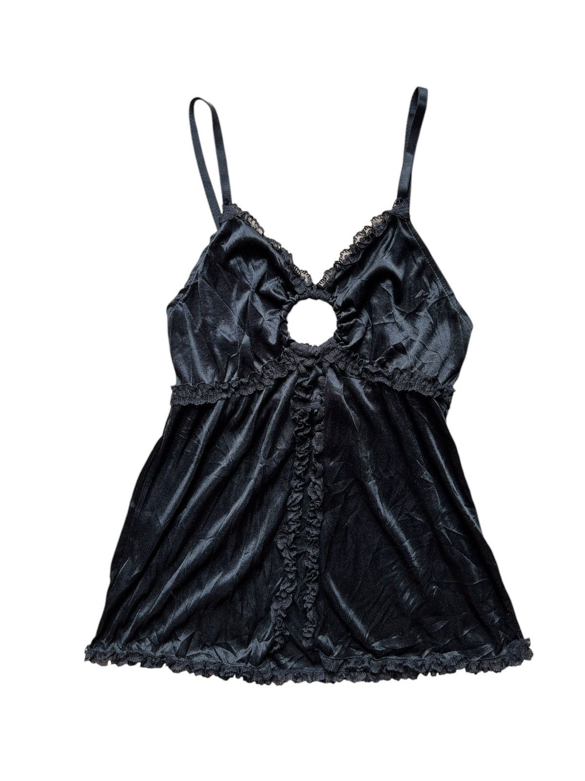 Japanese Brand Japanese Gal black lace camisole 🧛🏻‍♀️🖤 Size M / US 6-8 / IT 42-44 - 6 Thumbnail