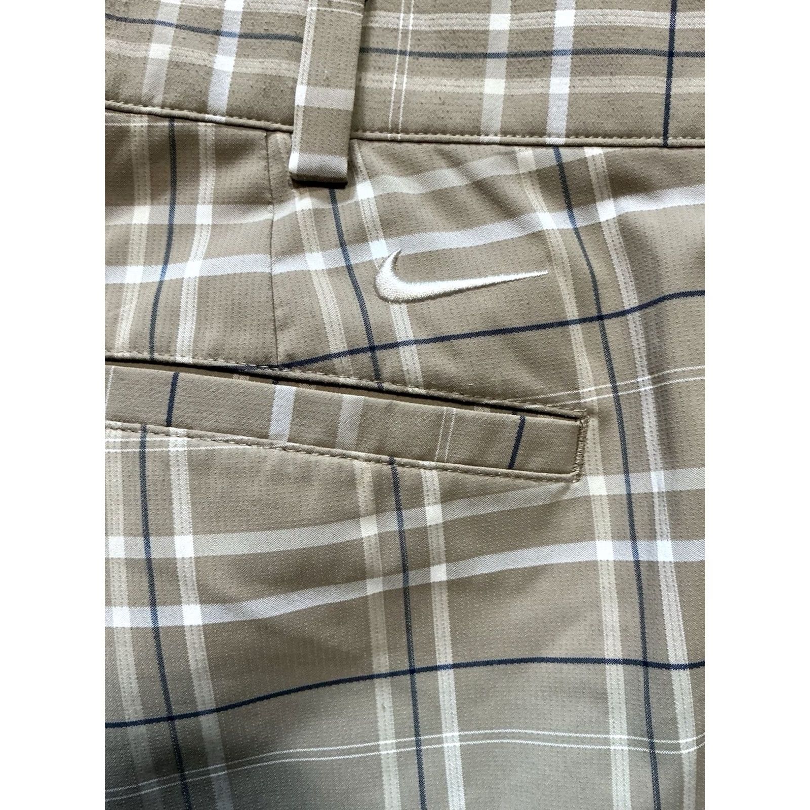 Nike Nike Dri-Fit Golf Plaid Swoosh Performance 11” Inseam Stretch Mens Shorts Sz. 34 Size US 34 / EU 50 - 6 Thumbnail