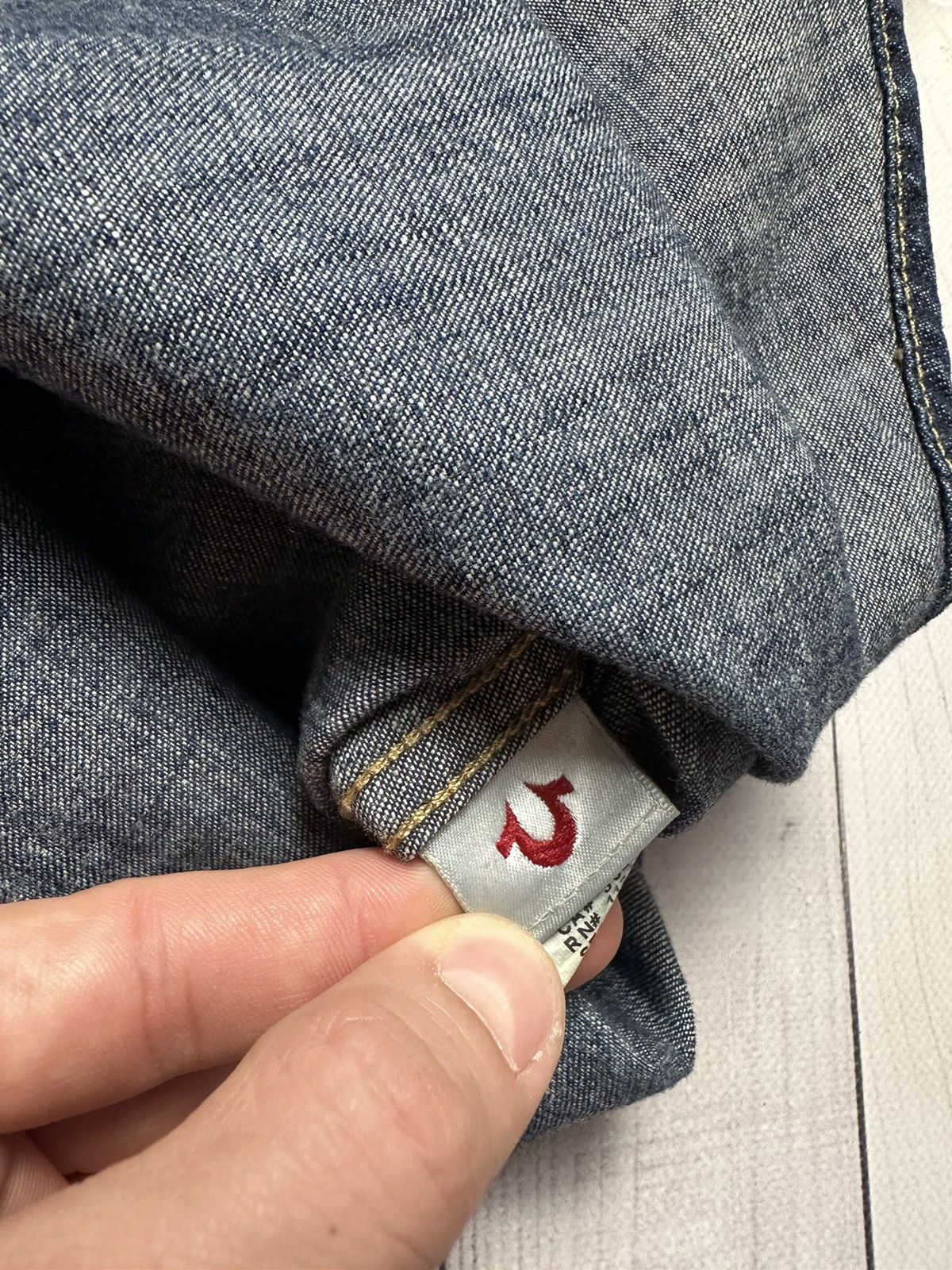 True Religion × Vintage Vintage denim shirt western True Religion rare size XL Size US XL / EU 56 / 4 - 7 Thumbnail