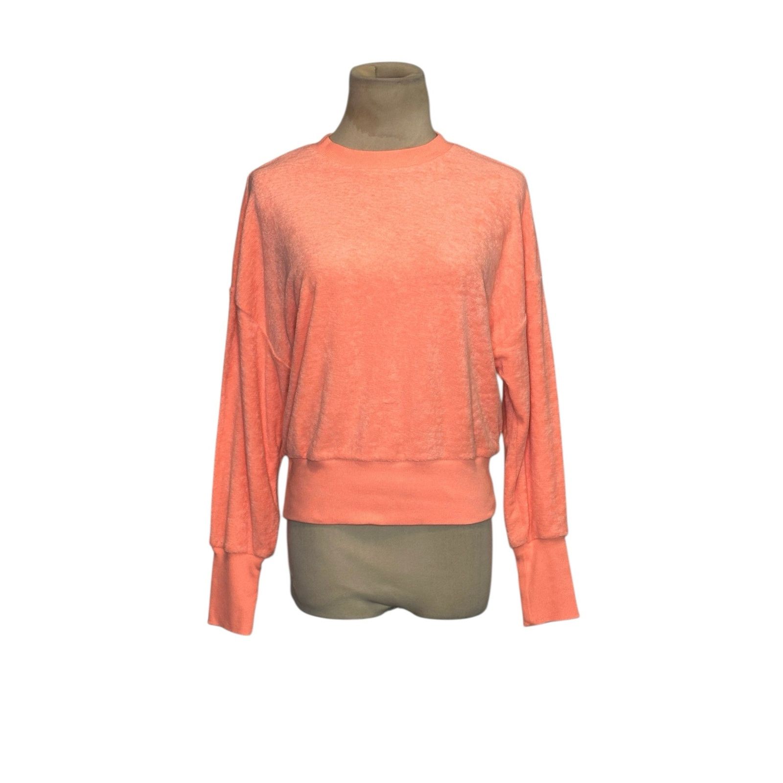 Old Navy Old Navy melon long sleeves teddy sweatshirt size XS Size XS / US 0-2 / IT 36-38 - 1 Thumbnail