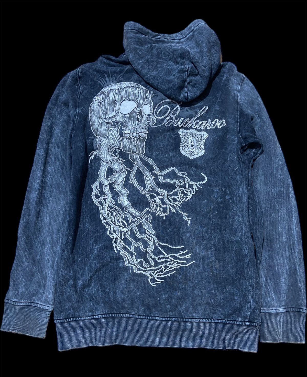 Yasuyuki Ishii Buckaroo skeleton washed hoodie ifsixwasnine styled Size US L / EU 52-54 / 3 - 1 Thumbnail