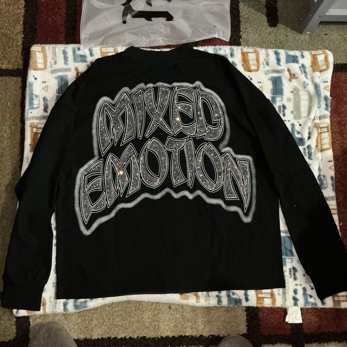 Other Mixed Emotion "Sunrise" thermal long sleeve tee in black Size US M / EU 48-50 / 2 - 3 Thumbnail