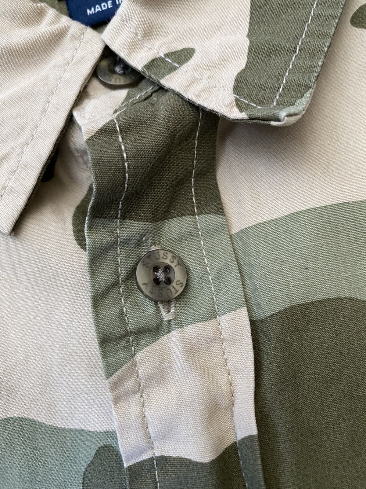 Stussy Stussy Desert Camo Button Down Shirt L/S Y2K Size US M / EU 48-50 / 2 - 6 Thumbnail