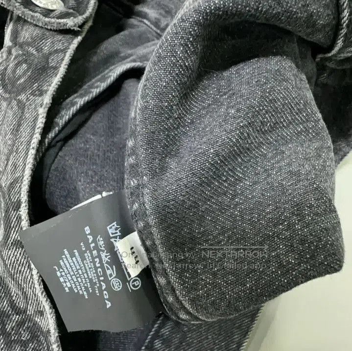Balenciaga Balenciaga Black Graffiti Denim Jacket. Size US L / EU 52-54 / 3 - 3 Thumbnail