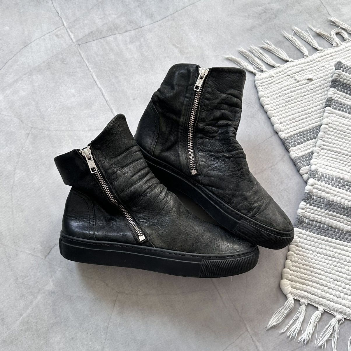 Dirk Bikkembergs Gothic Zipper Sneakers Inspired Guidi Cinzia Araia Vibe Size US 7 / IT 37 - 1 Thumbnail