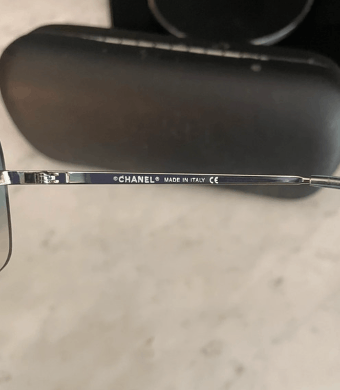 Chanel CHANEL Sunglasses 4017-D Rimless Rhinestone Size ONE SIZE - 4 Thumbnail