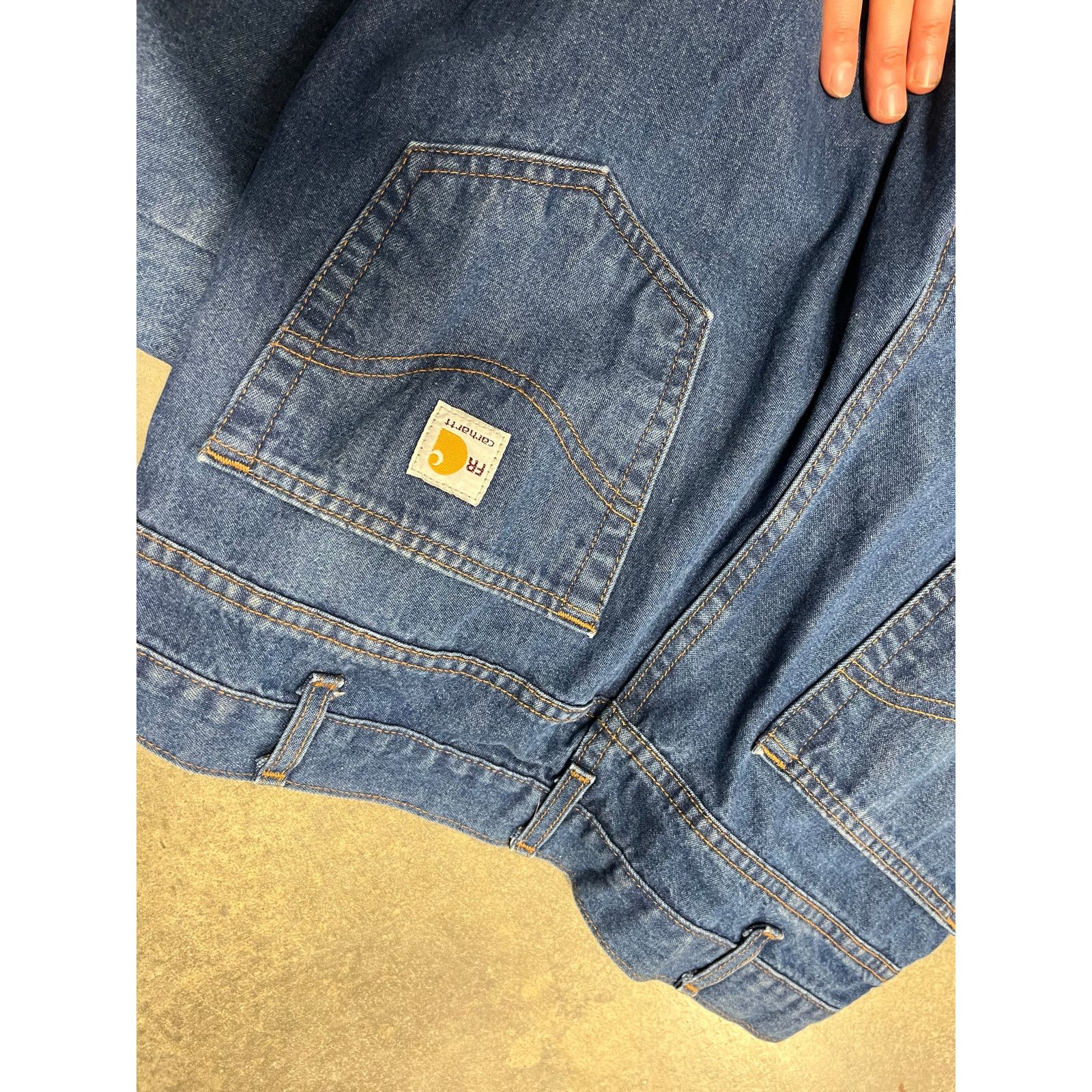 Carhartt Carhartt FR 36x32 Flame Resistant Men’s Carpenter Size US 36 / EU 52 - 6 Thumbnail